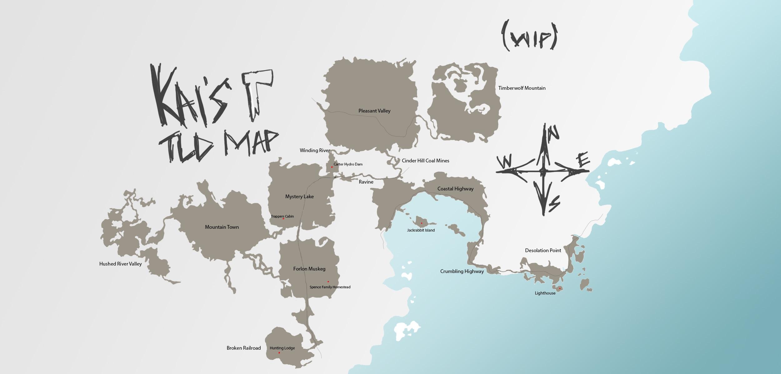 Great Bear Map (WIP) (Help) Orientation is slightly off on some areas
