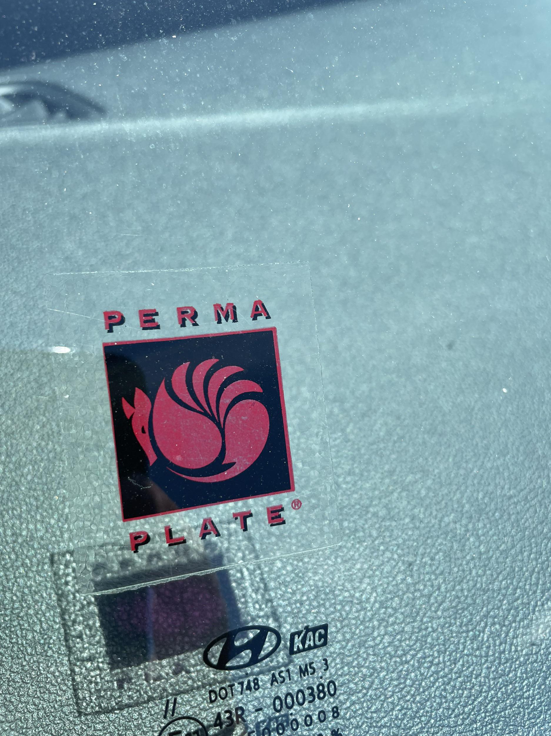 Perma Plate Sighted In The Wild r/PKA