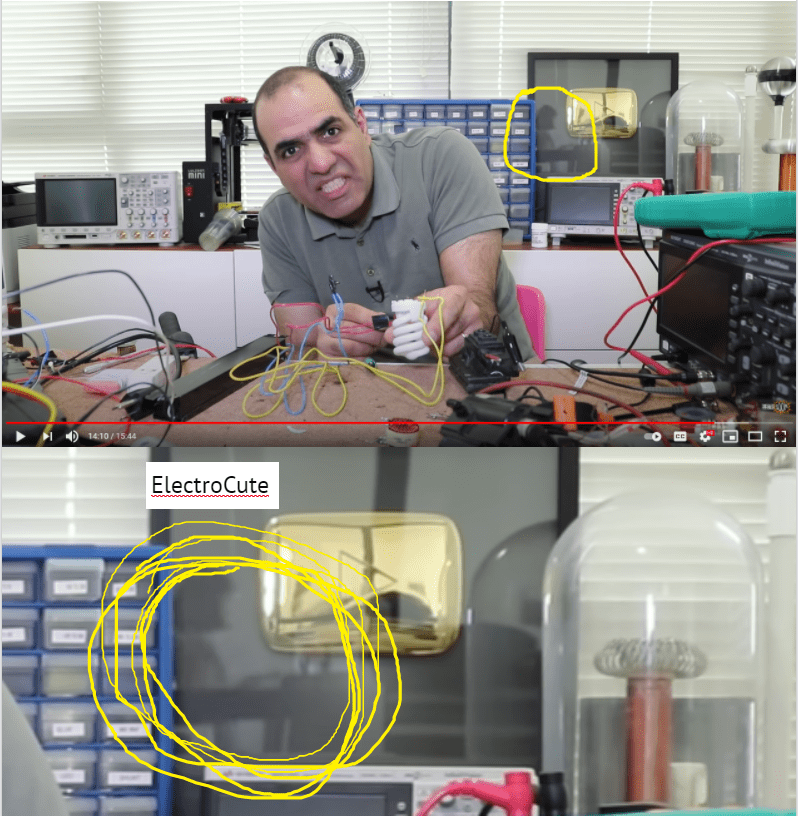 HEY LOOK! YOU CAN SEE ELECTROCUTE IN THE REFLECTION! r/ElectroBOOM