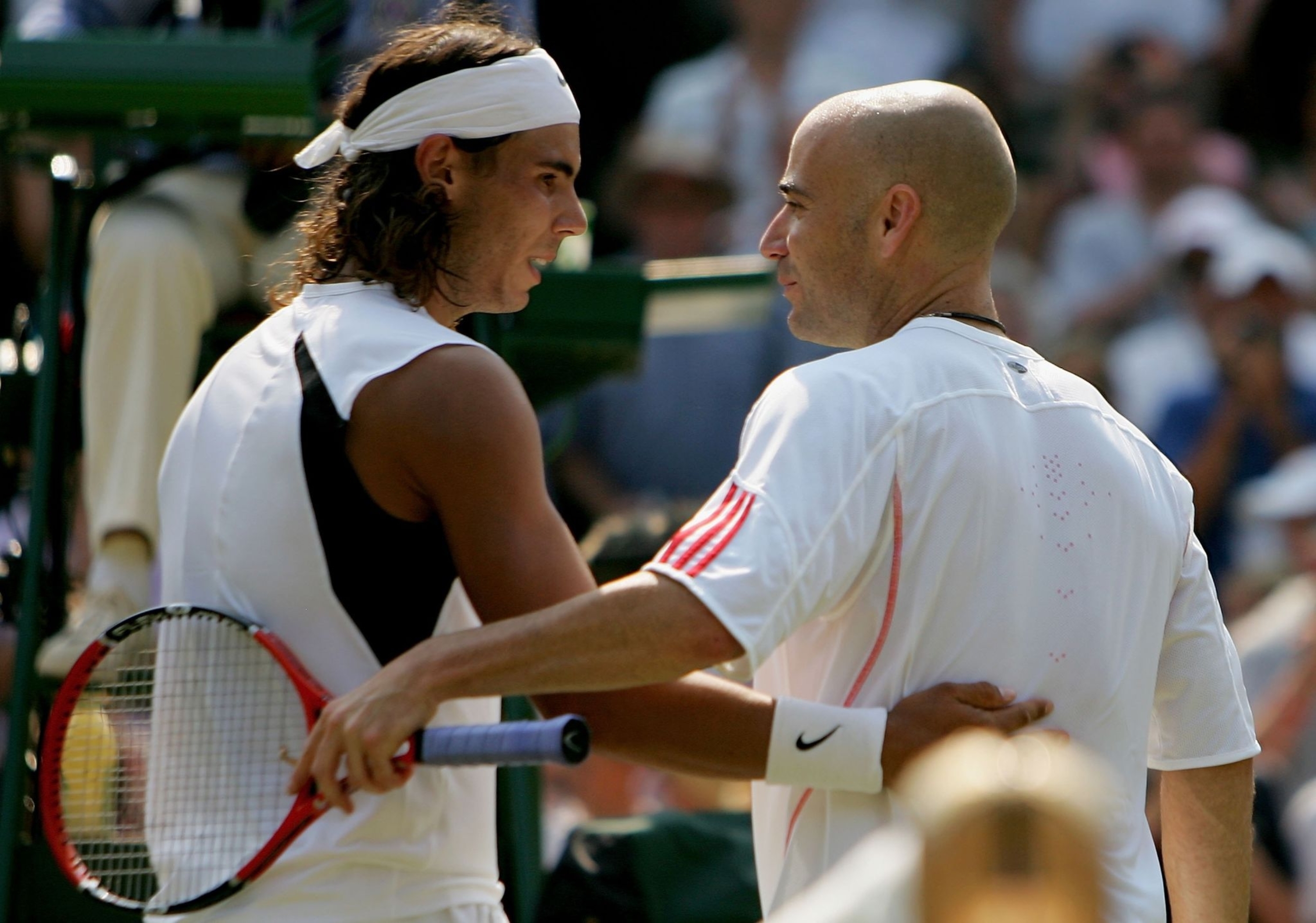 On this day, 14 years ago Andre Agassi plays his last Wimbledon match