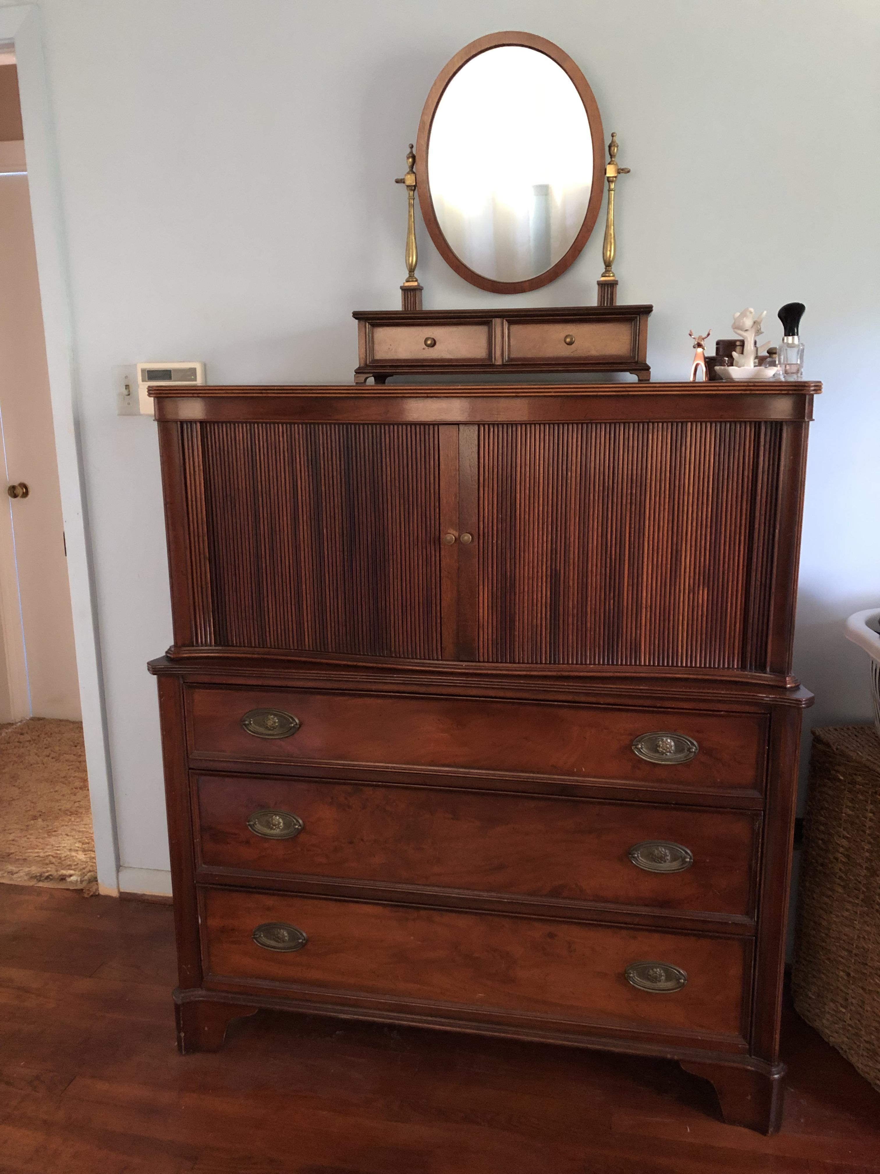 Trying to find matching furniture for this armoire. Milling Road