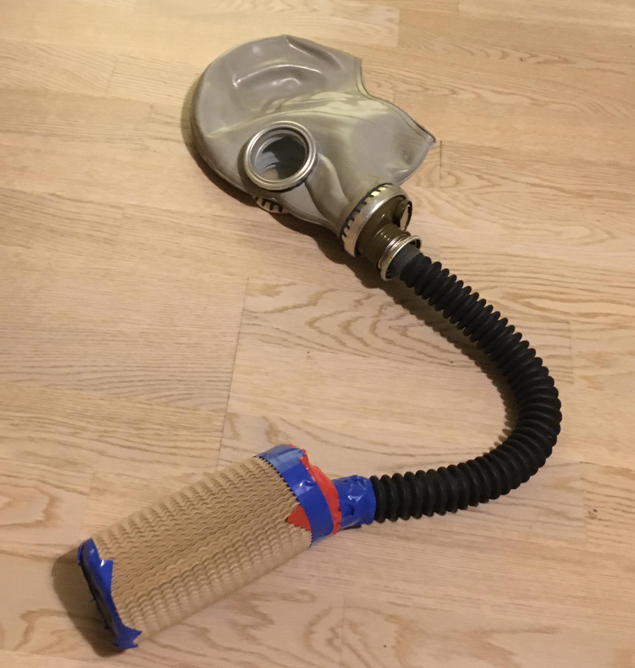 Homemade particulate coffee can style filter r/gasmasks