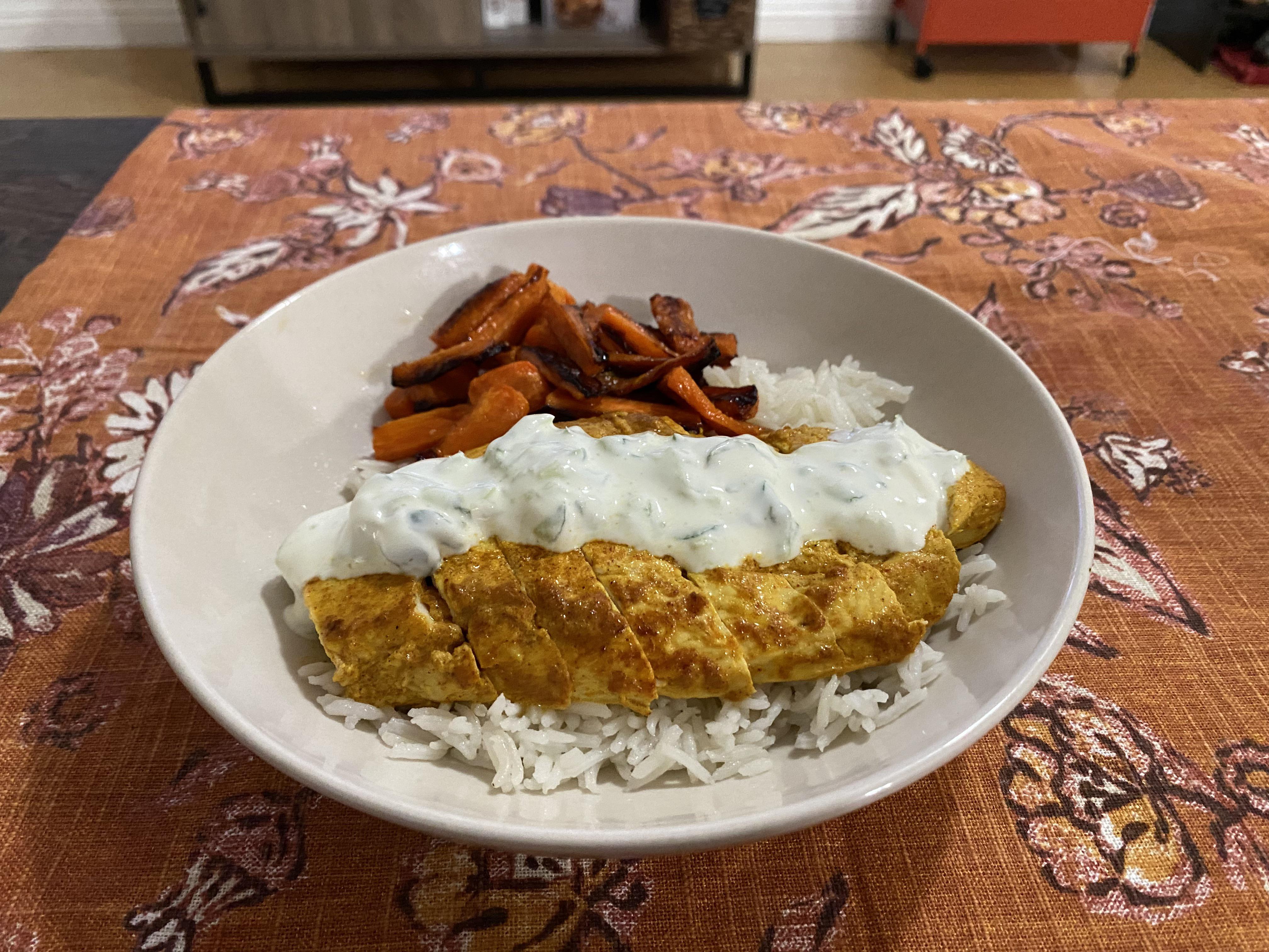 YogurtMarinated Curried Chicken r/hellofresh