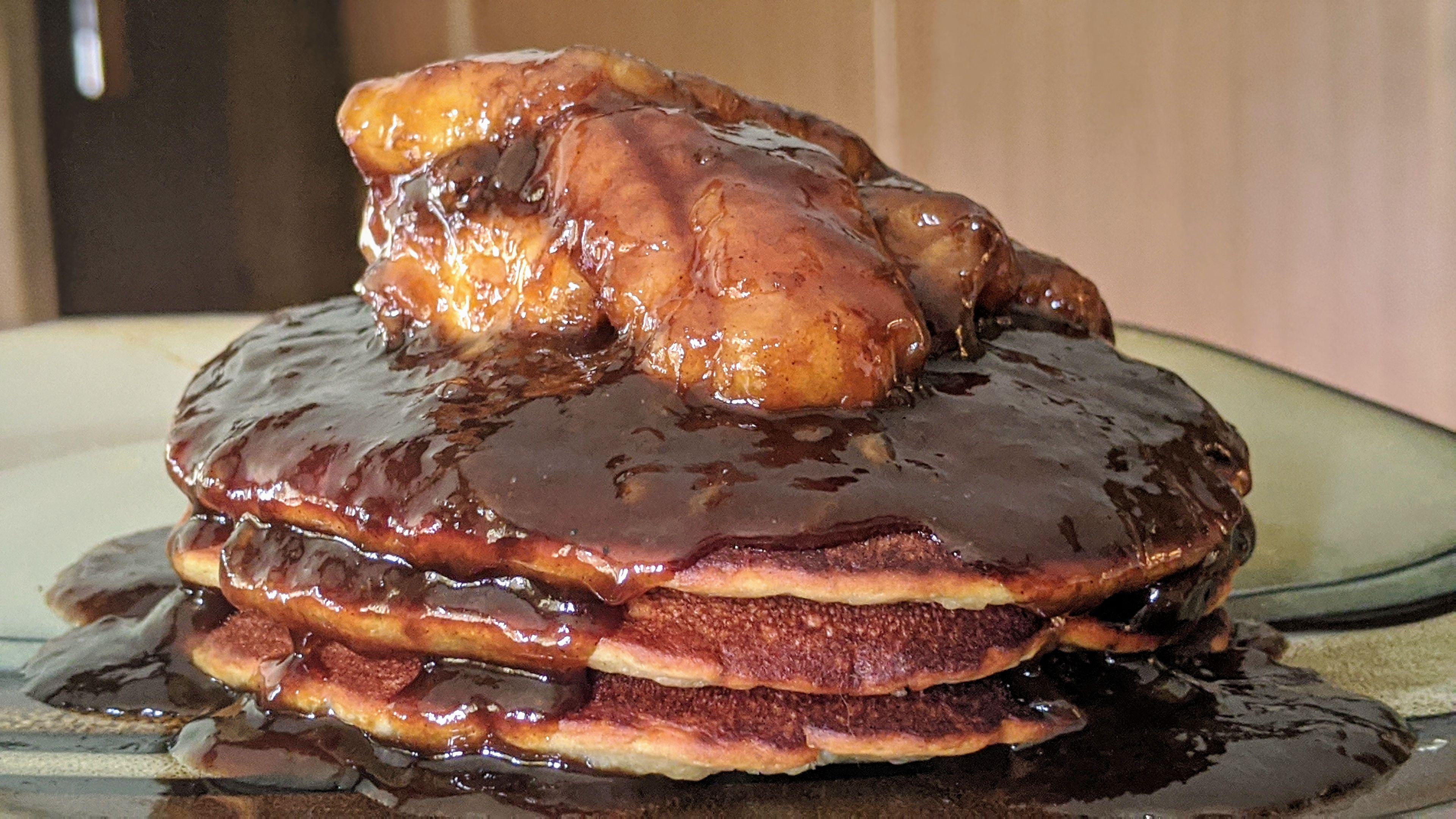 Bananas Foster Pancakes! r/veganrecipes