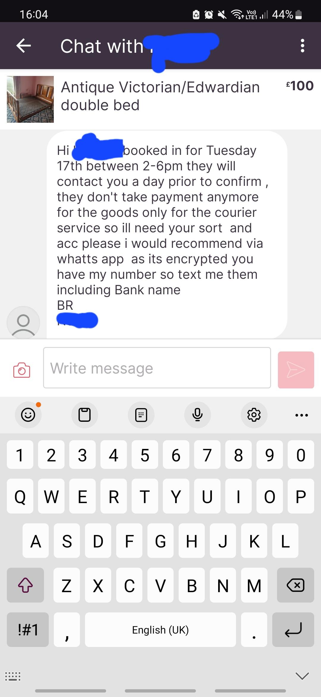 Gumtree scam? r/Scams