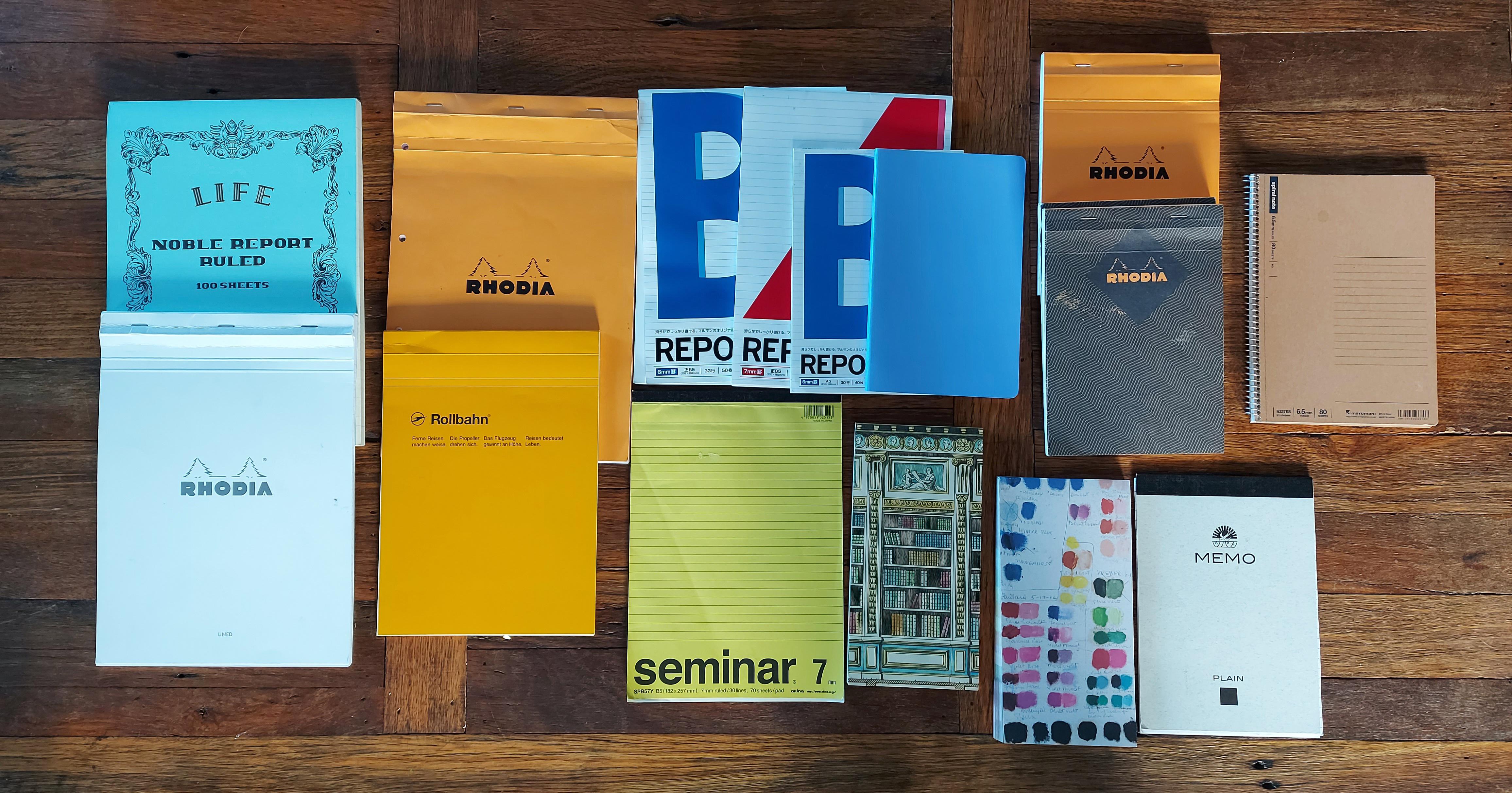 My favourite fountain penfriendly notebooks. r/fountainpens