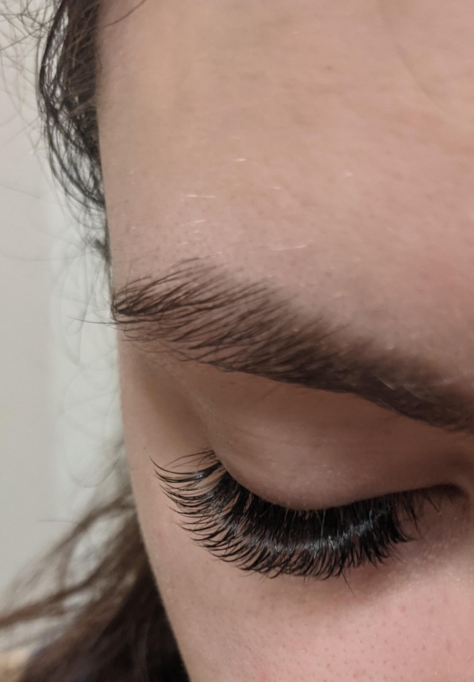 lashes shedding w/o natural lash, just finished washing with beau sensitive lash shampoo