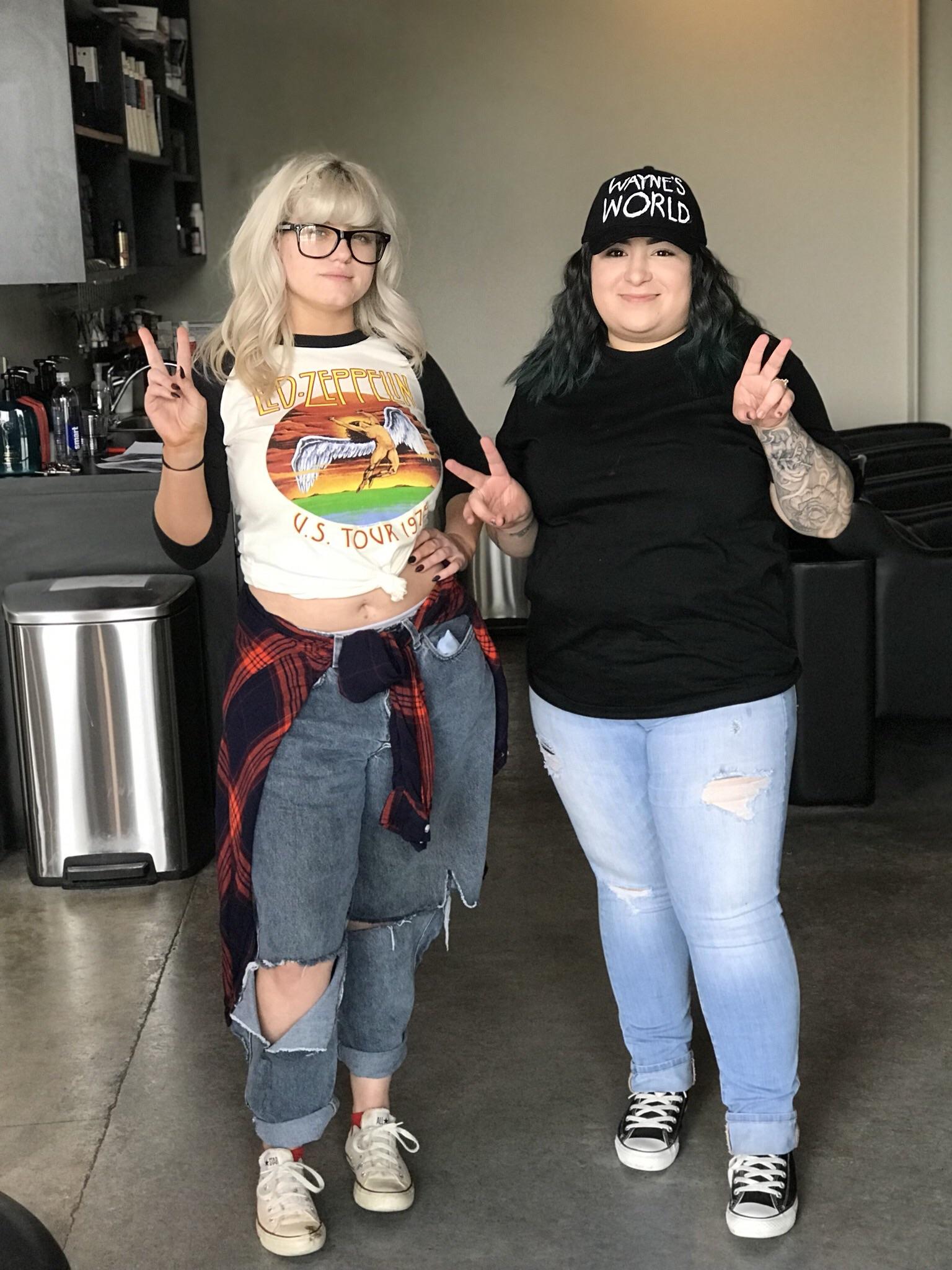Work costume Wayne’s world r/HalloweenCostume