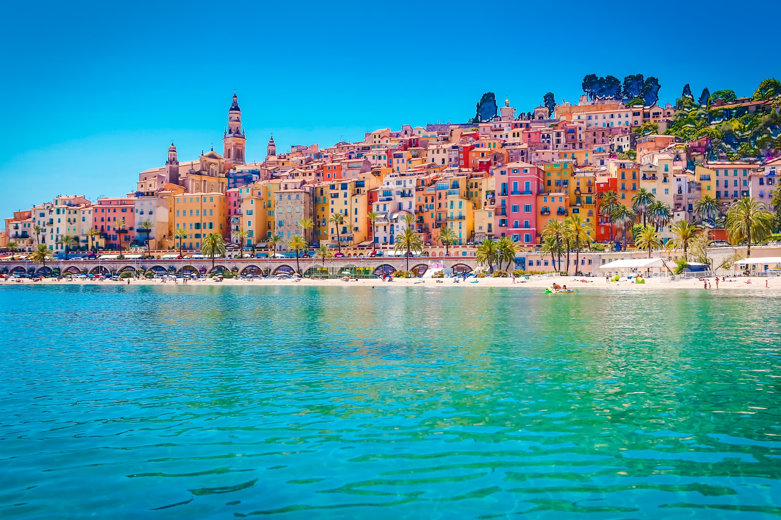 Menton, ProvenceAlpesCôte d'Azur, France [2560x1706] r/VillagePorn