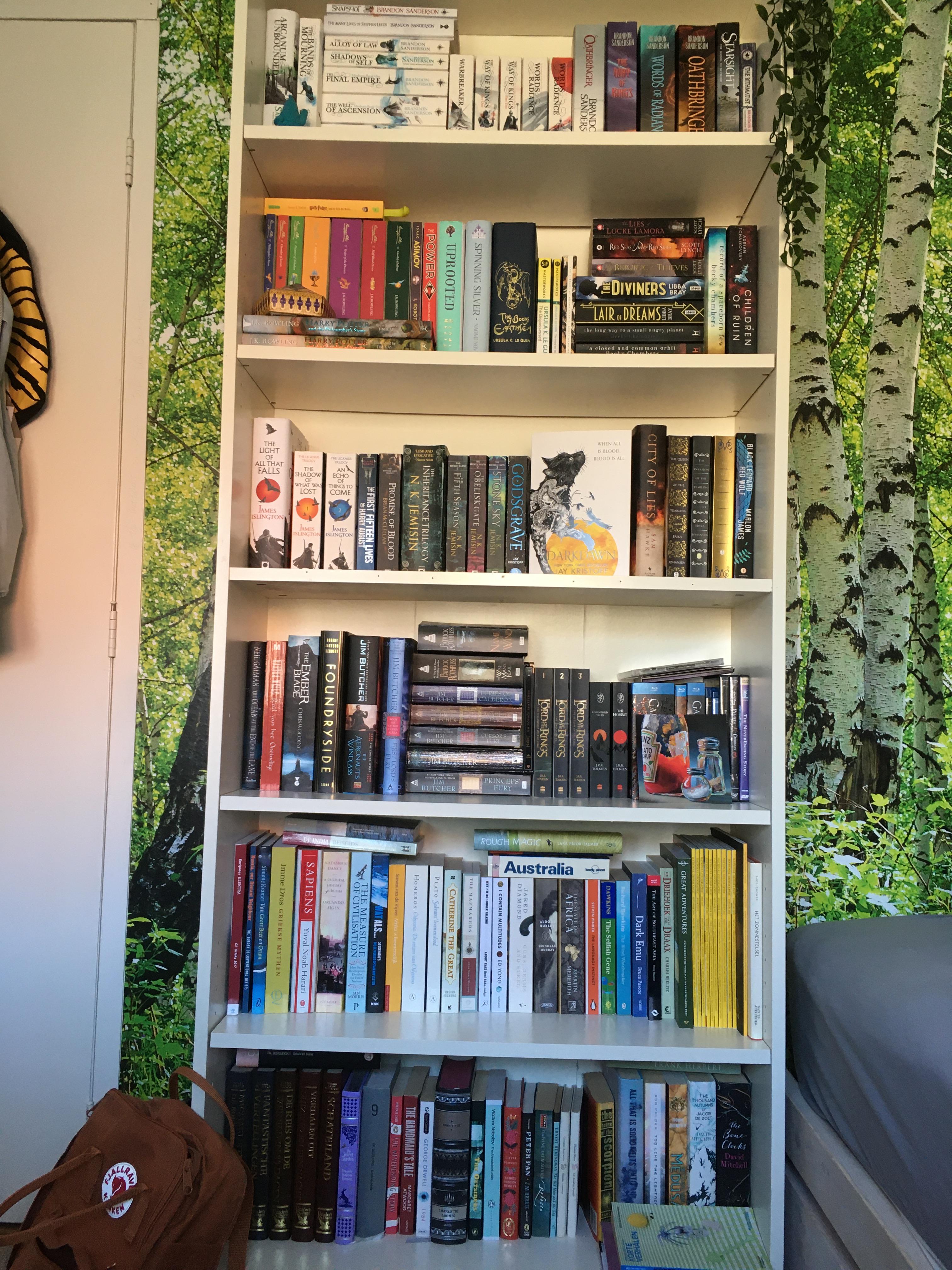 My SFF, nonfiction, classics and miscellaneous shelf! r/bookshelf