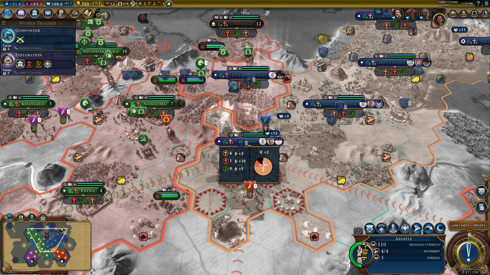 Are religious alliances broken in Civ6? Zulu should not be exerting