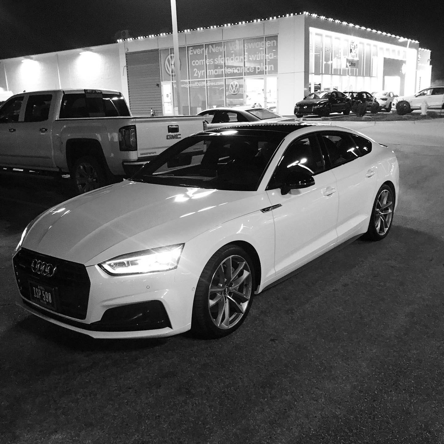 NewCarDay First Audi... A5 Sportback SLine w/ Black Optic r/Audi