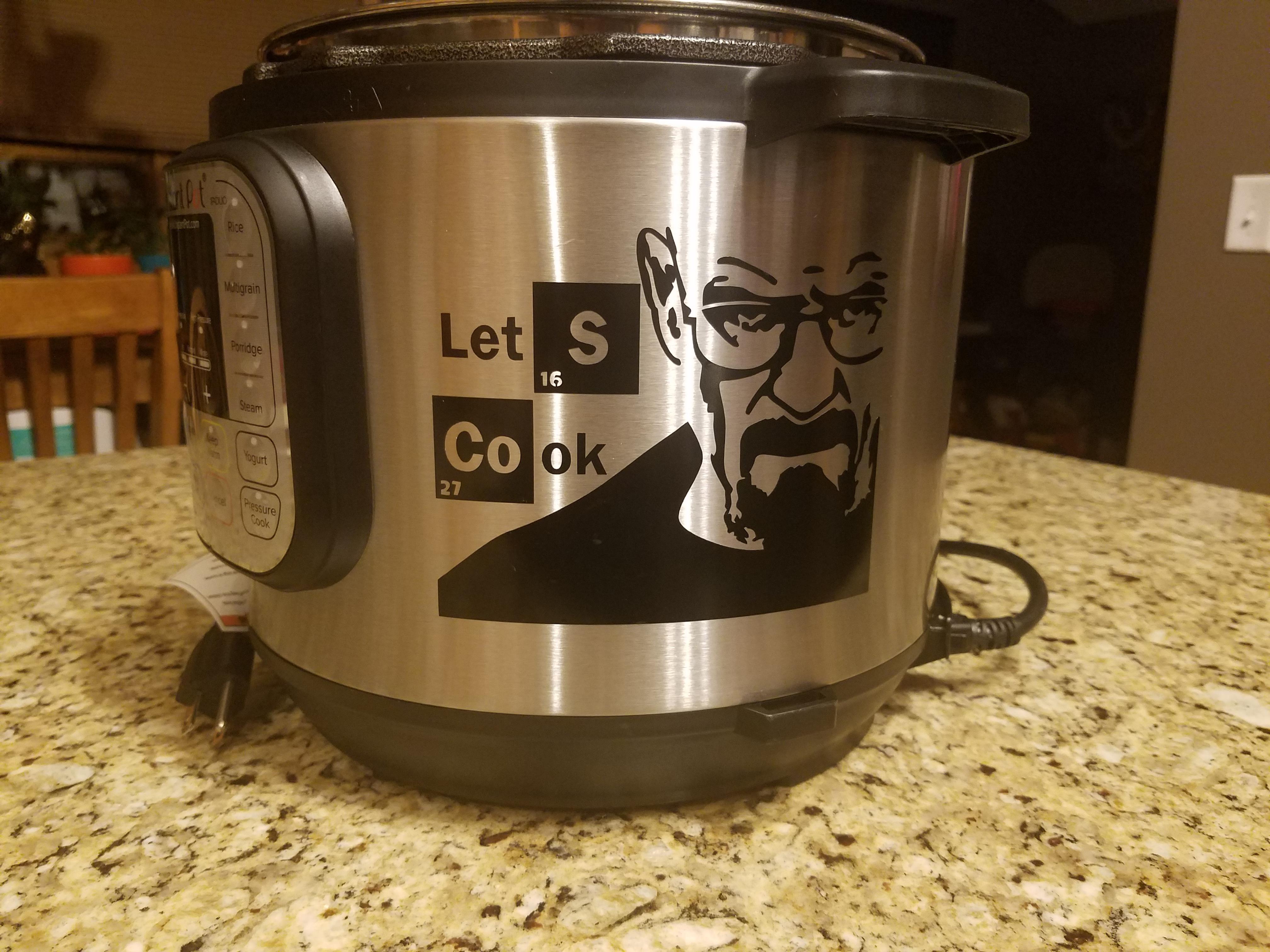 My new Instant Pot decal. r/breakingbad