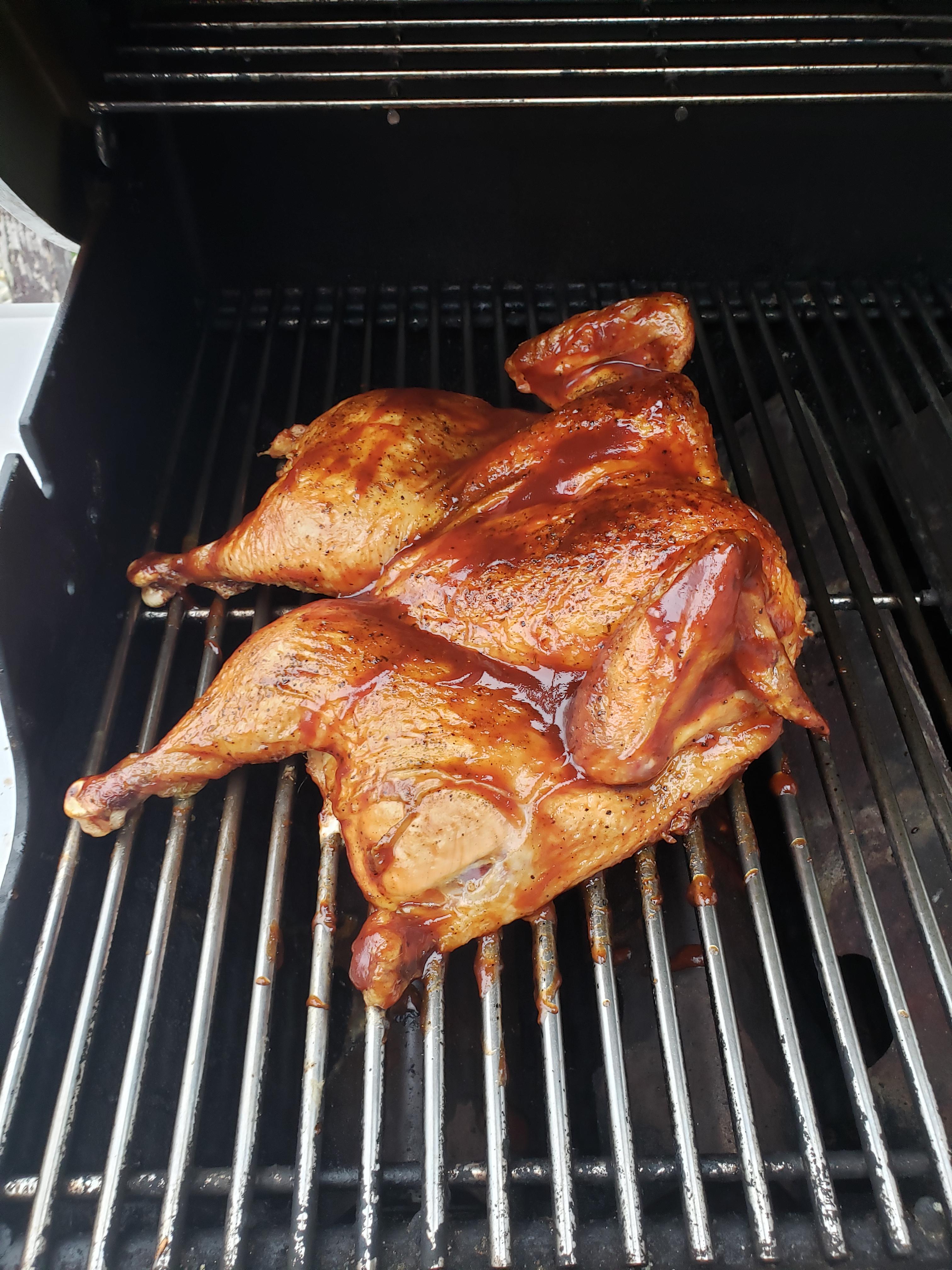 Grilling w/chicken and Sweet Baby Ray's r/grilling