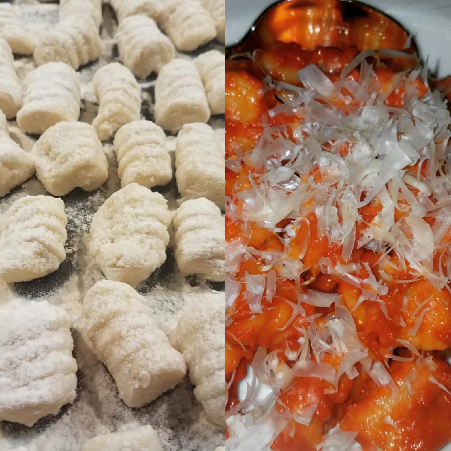 Grandma's gnocchi, just potatoes, flour and an egg! It's always dreamy