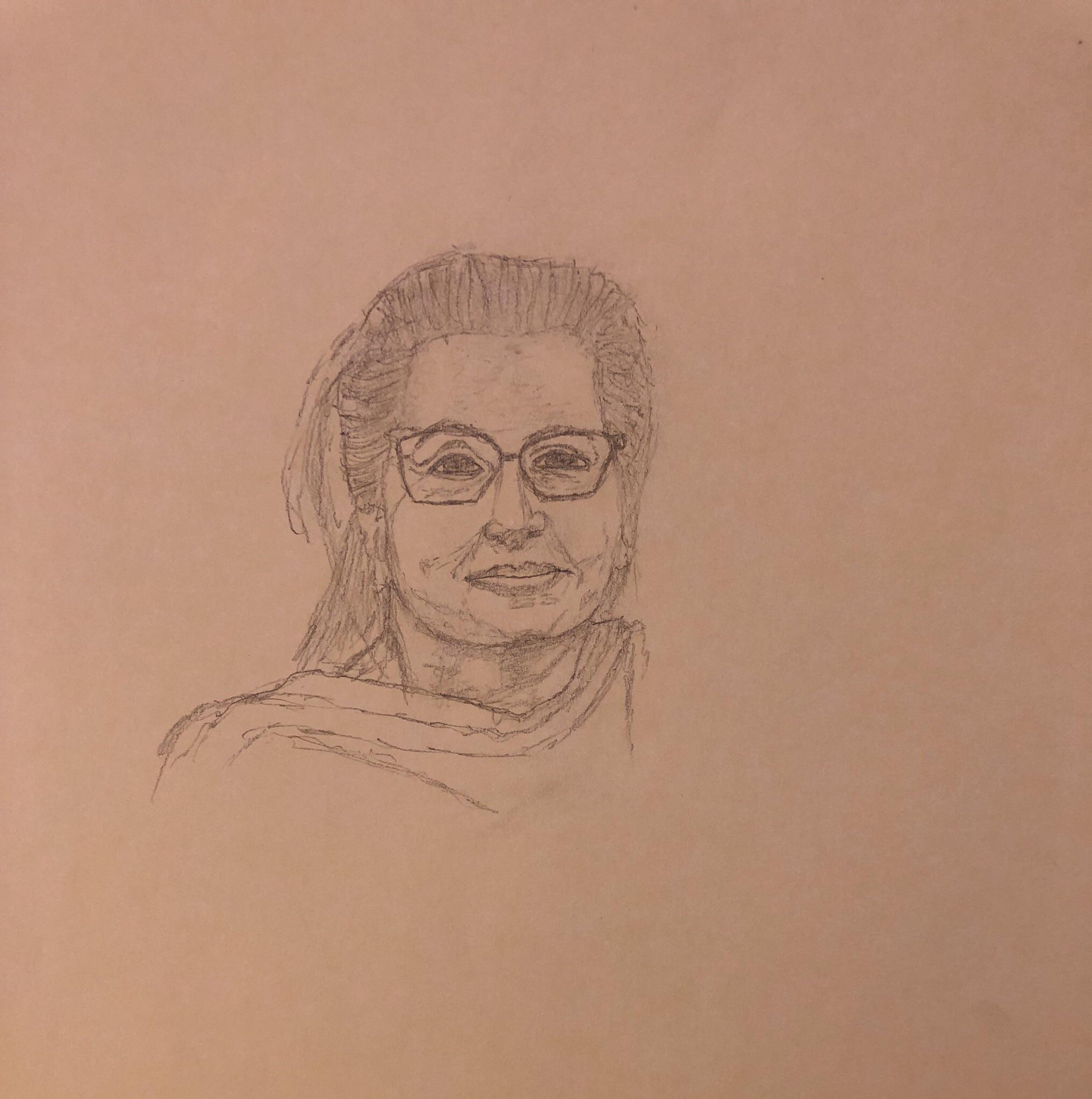 Drawing of my mom learntodraw