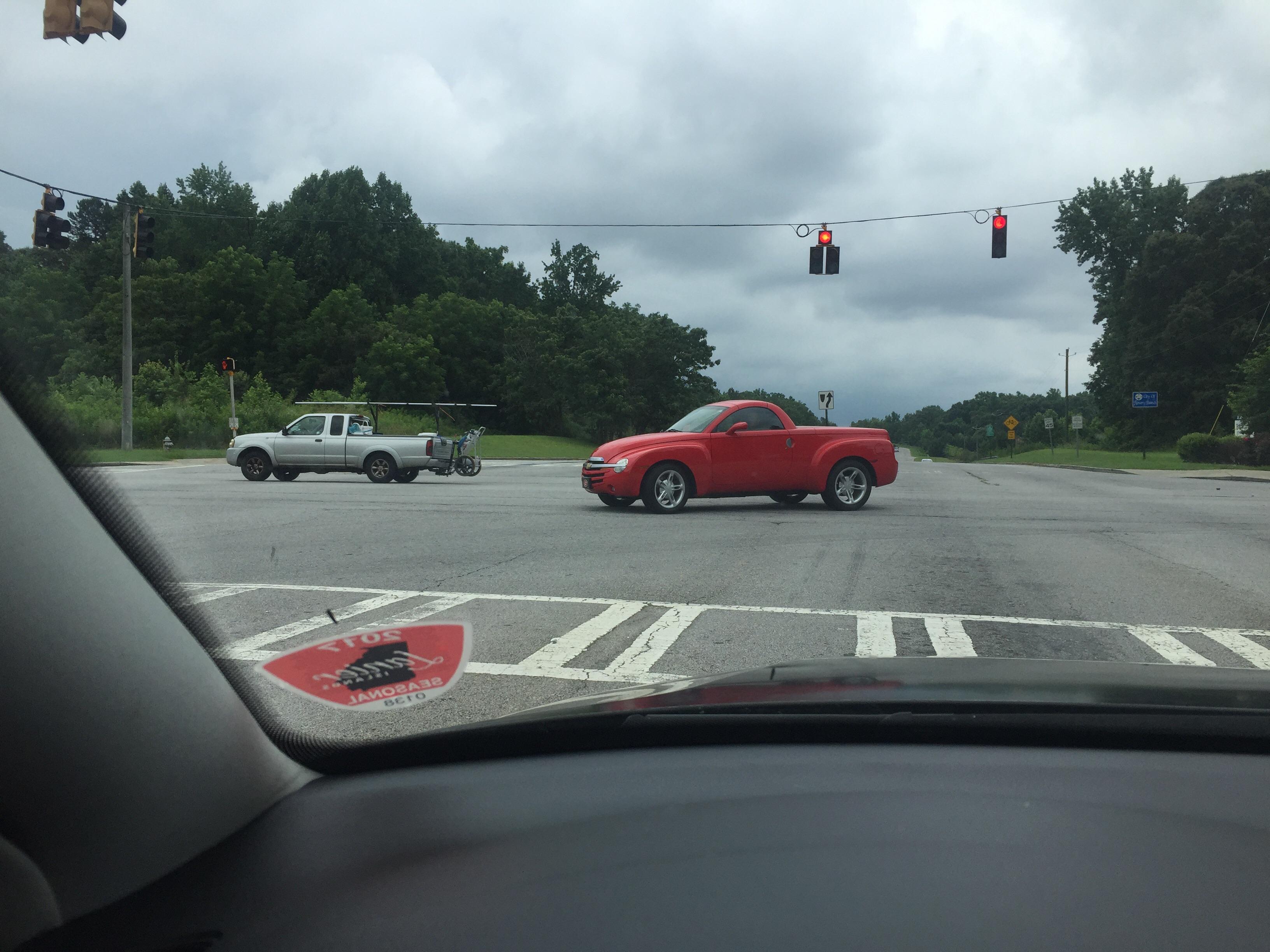 [Chevrolet SSR] Such a weird truck. In Flowery Branch, GA r/spotted