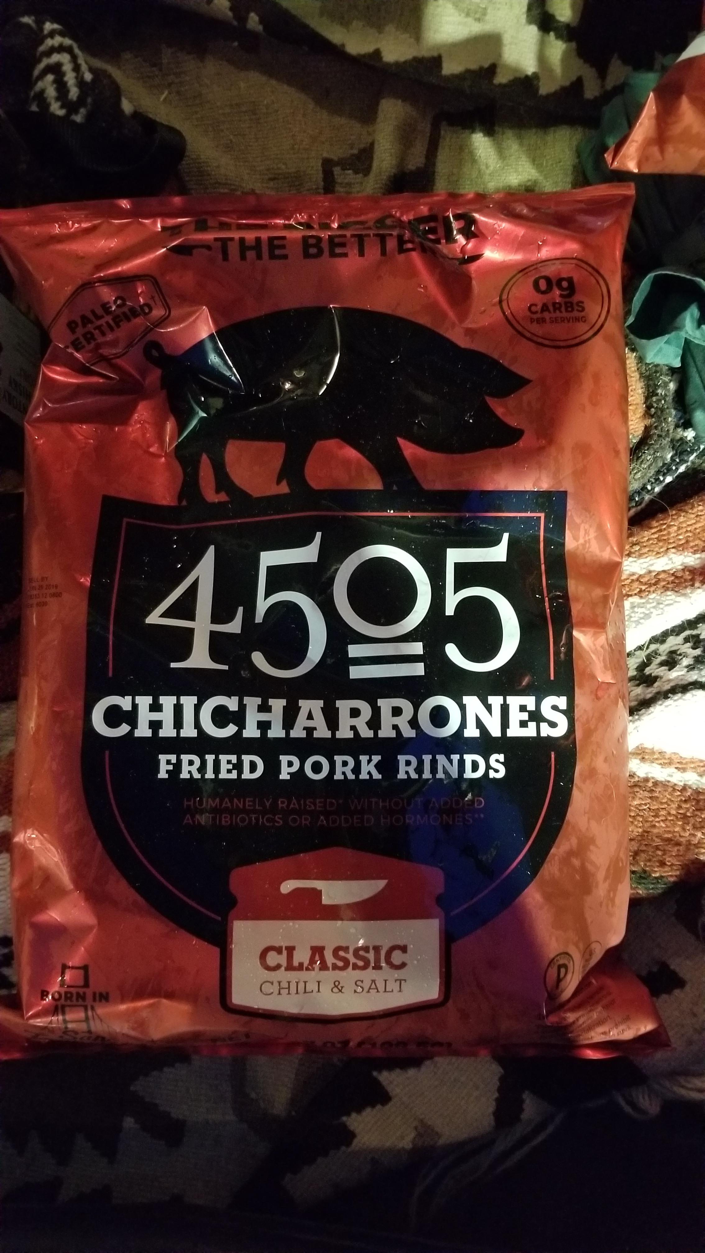 OMG just learned that Costco is carrying 7 ounce bags of 4505 pork