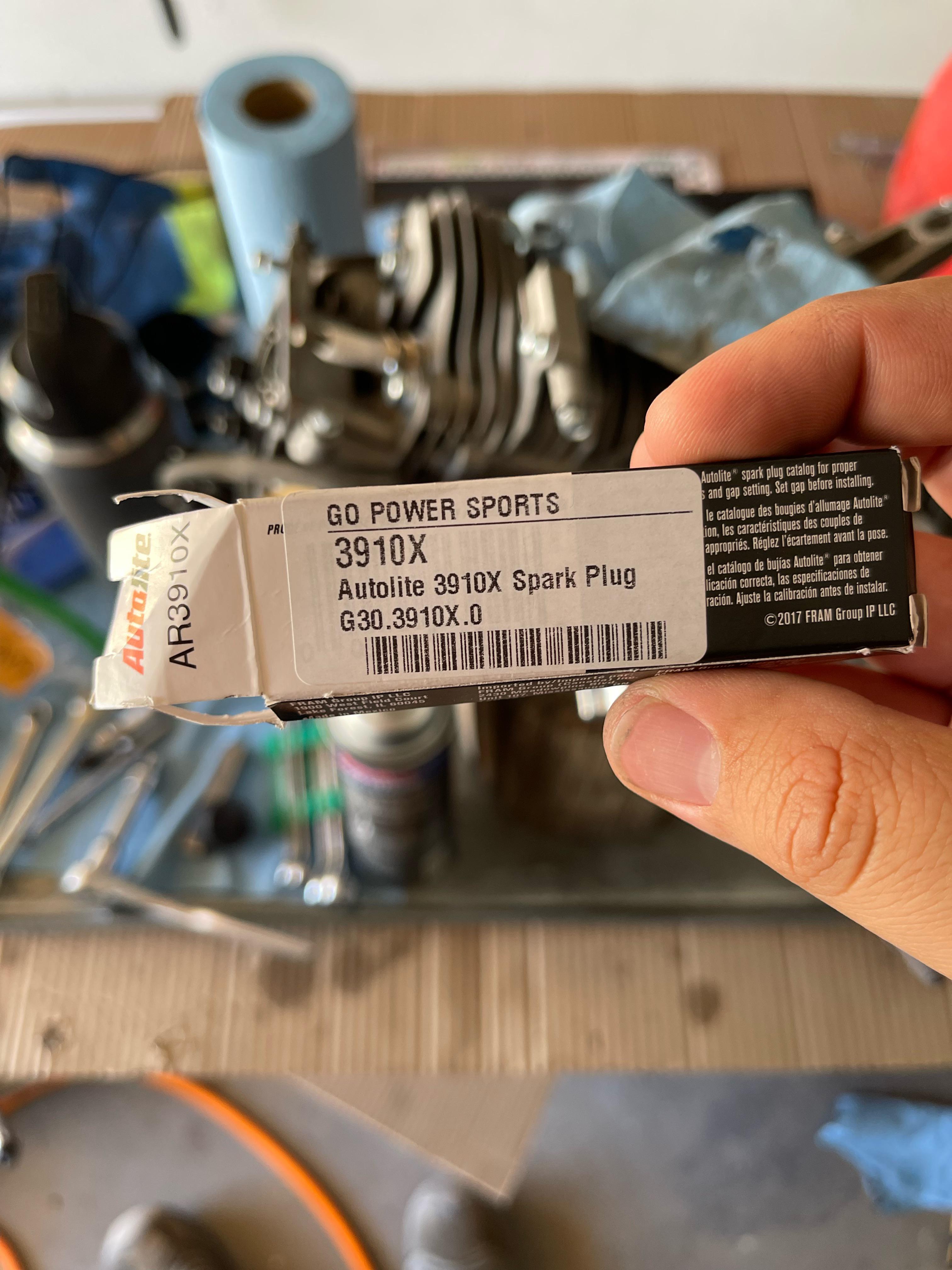 What’s the torque spec for this? Brand new spark plug minibikes