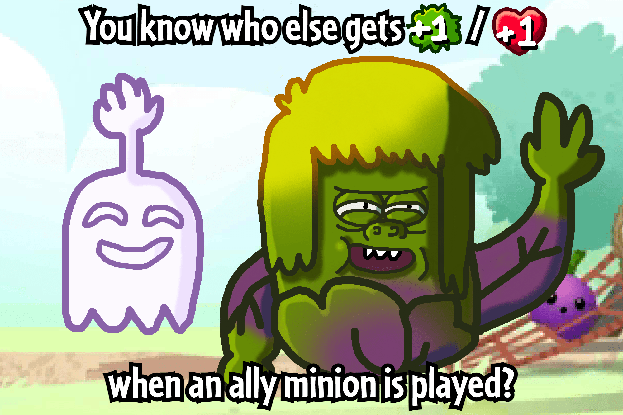 Holy crap Muscle Man fused with Muscle Sprout from hit 2016 mobile game