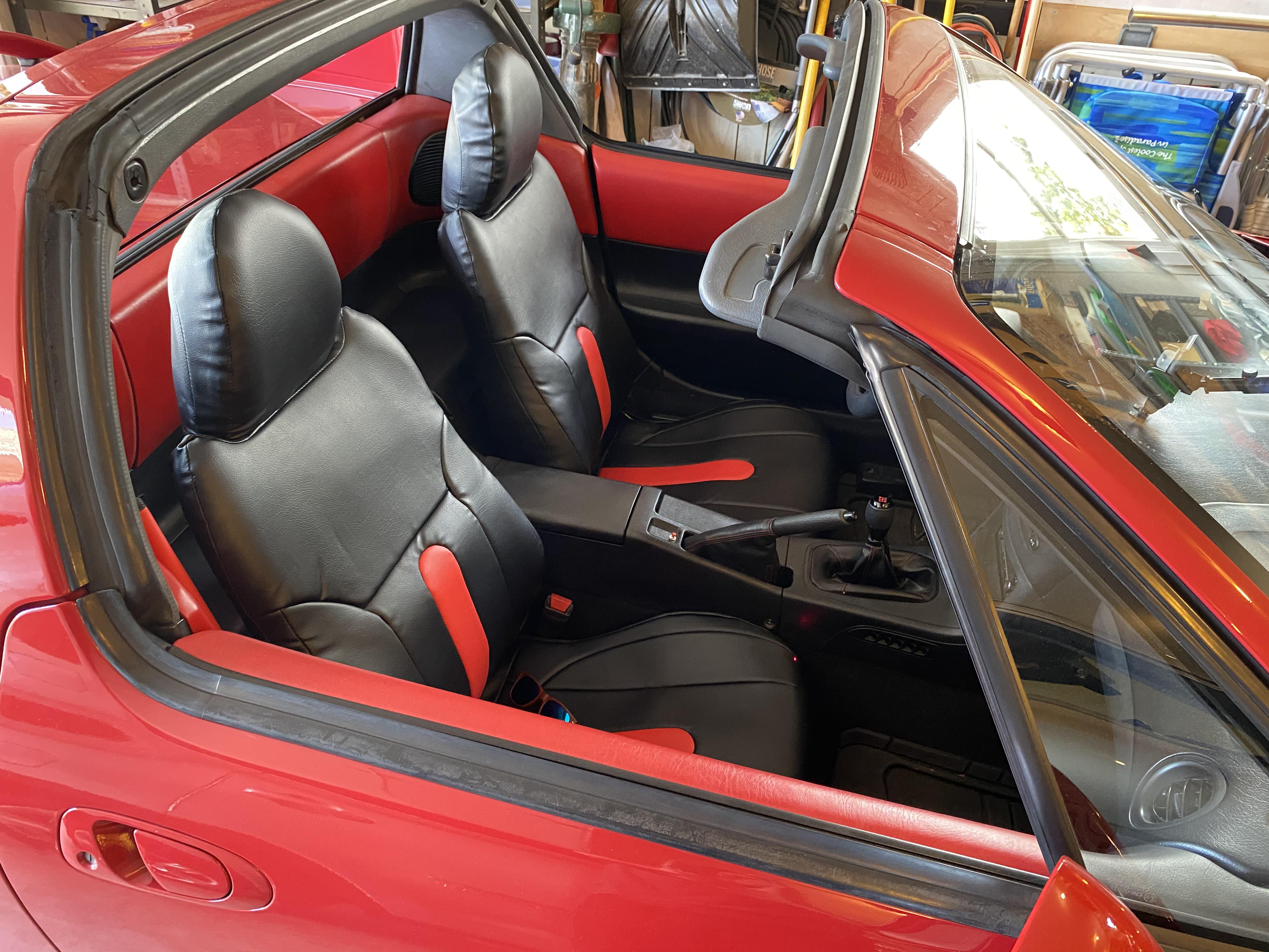 just finished installing the eBay vinyl seat covers! Really Happy with how they turned out! r