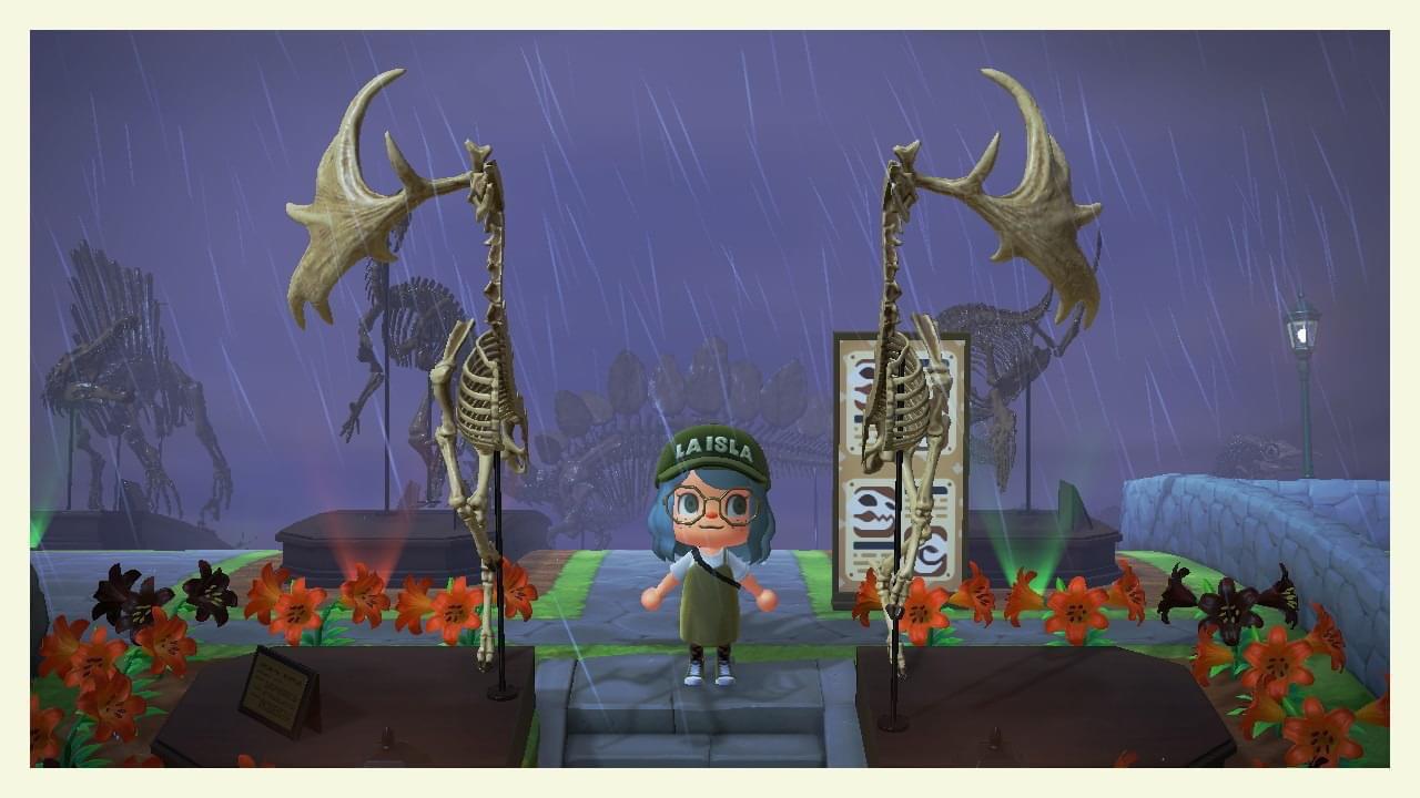 i finished my big ole fossil garden, this is the entrance ) r