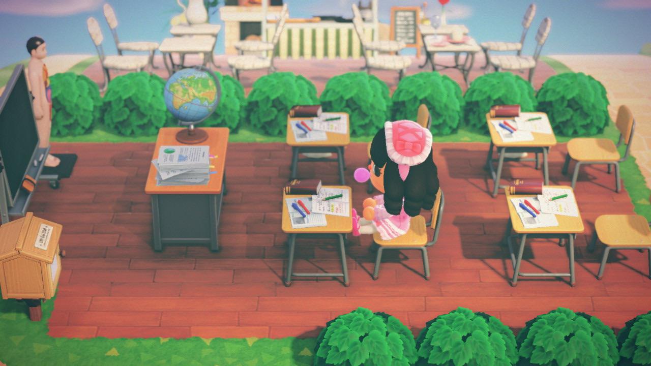 My ACNH outdoor School is all done !! r/AnimalCrossingNewHor