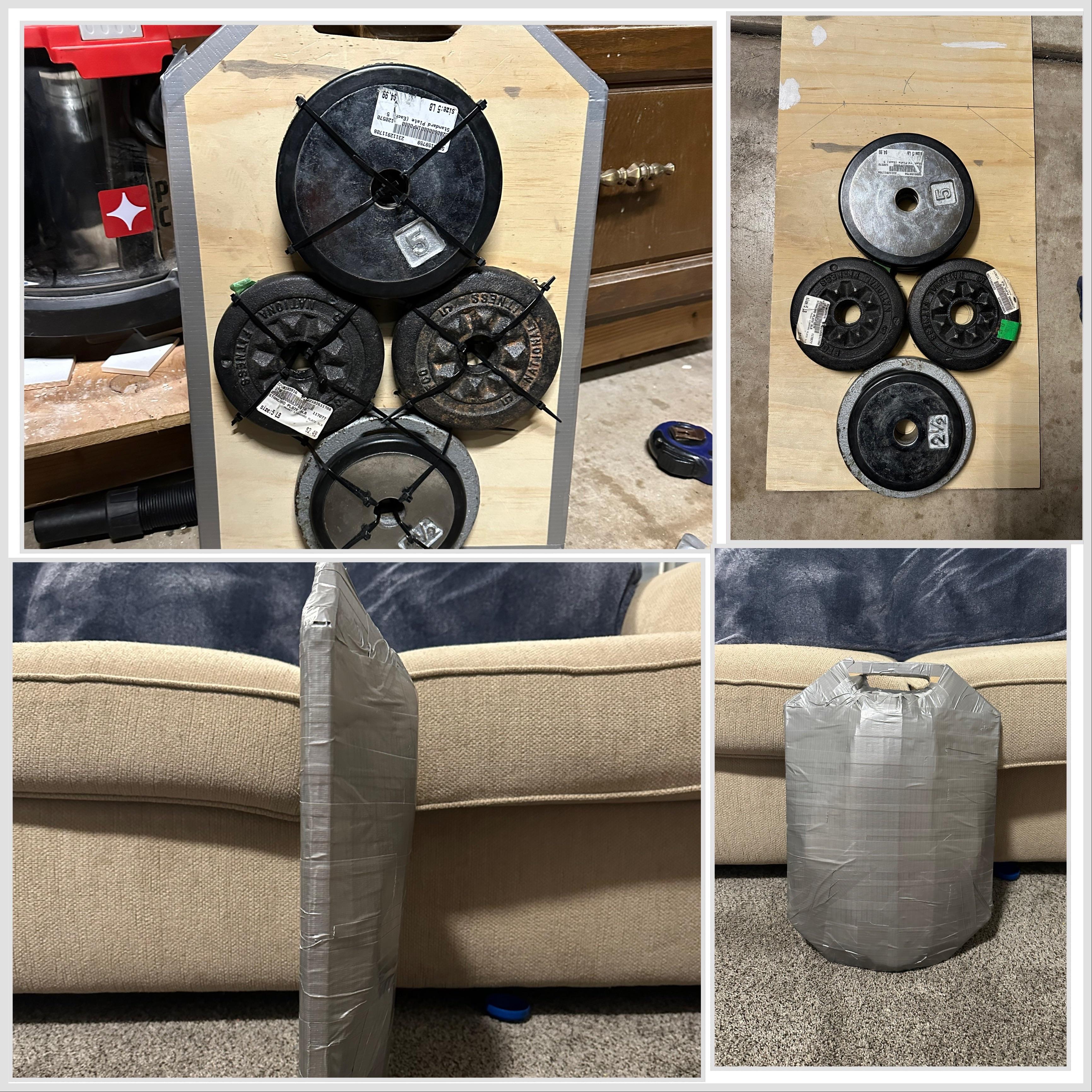 DIY “weight plate” for Bataan r/Rucking