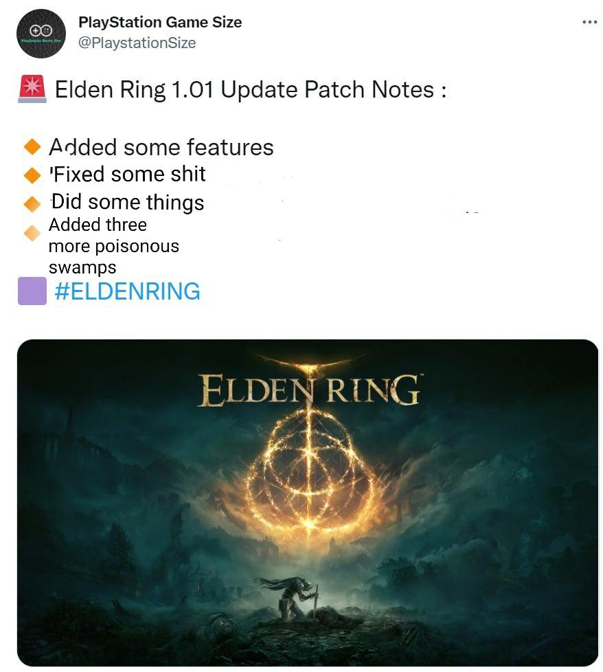 Elden Ring first Patches the Hyena edition r/Eldenring