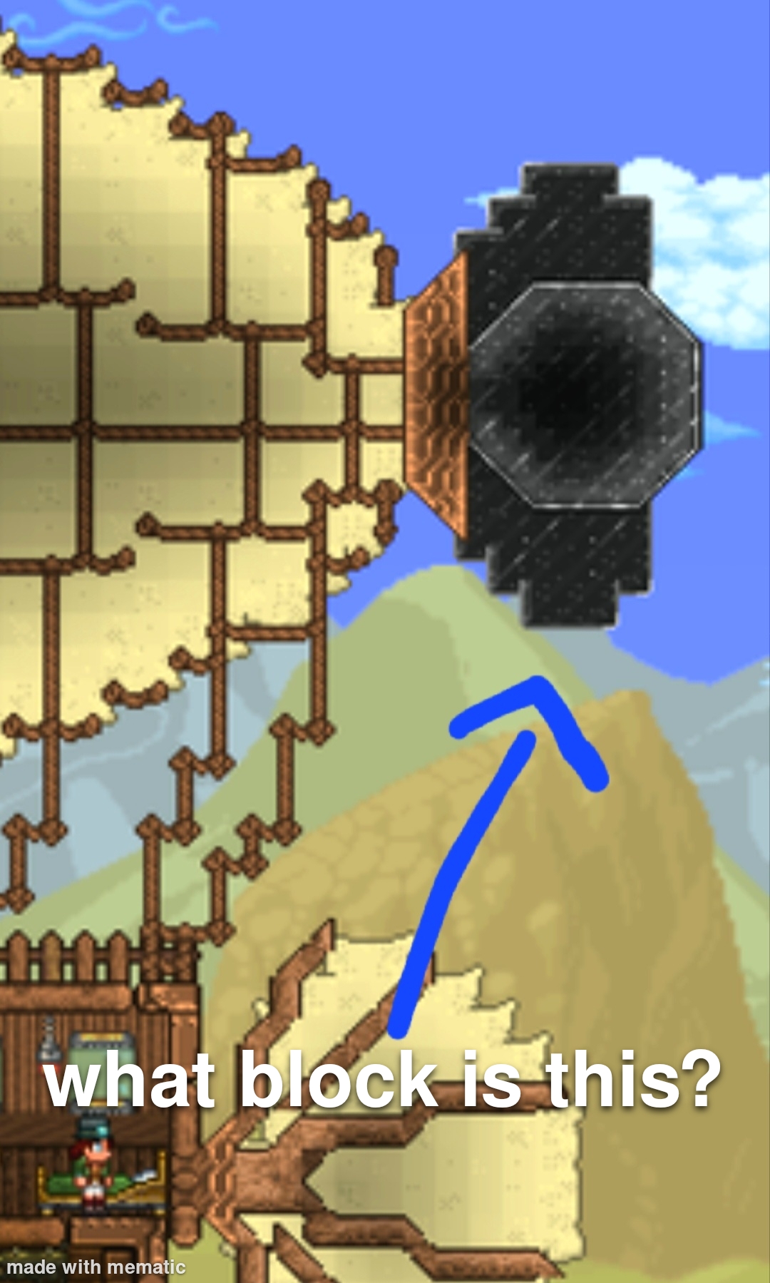 what block is this I'm doing a build Terraria