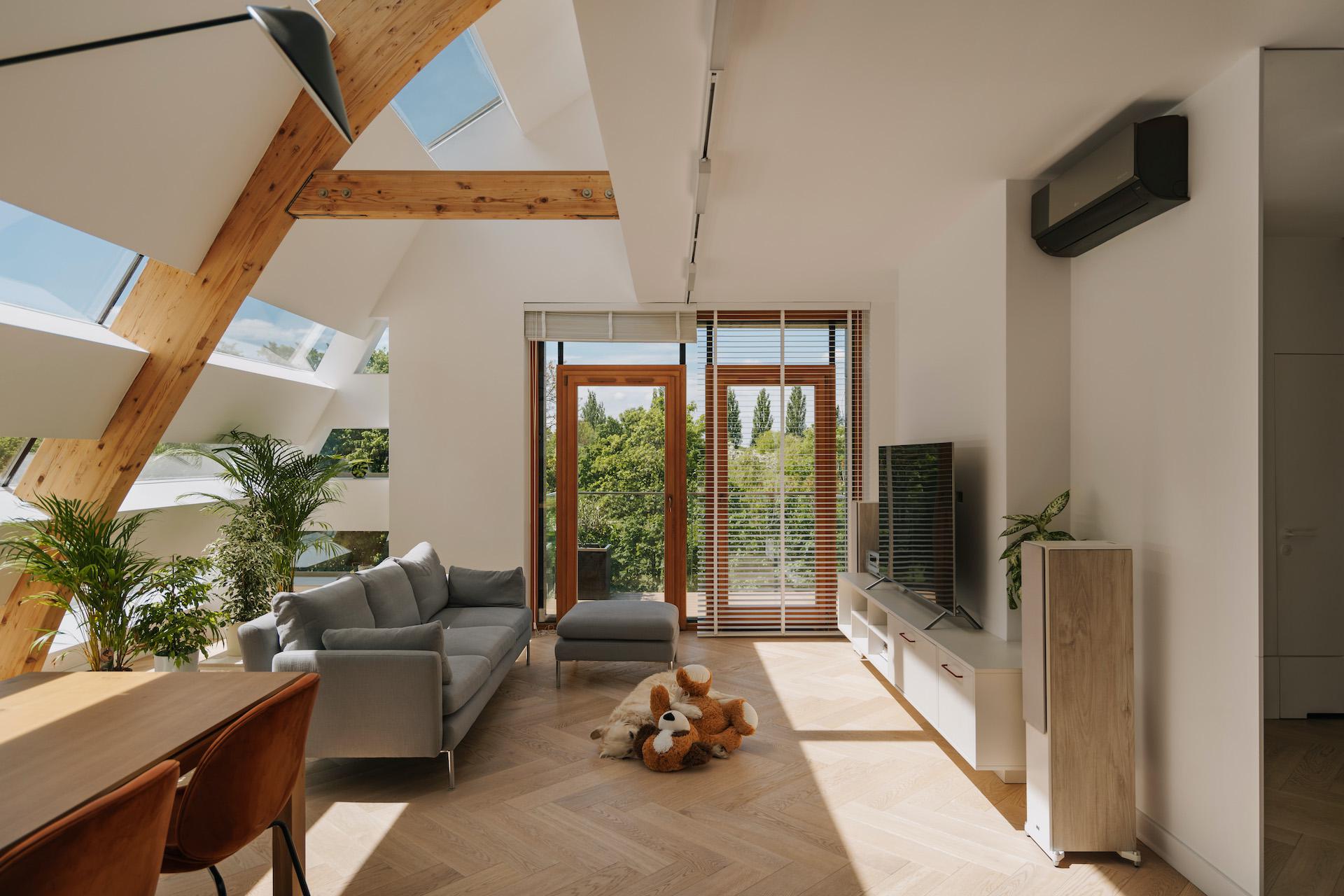 Living room in an apartment, Wroclaw, Poland NoShitBlog