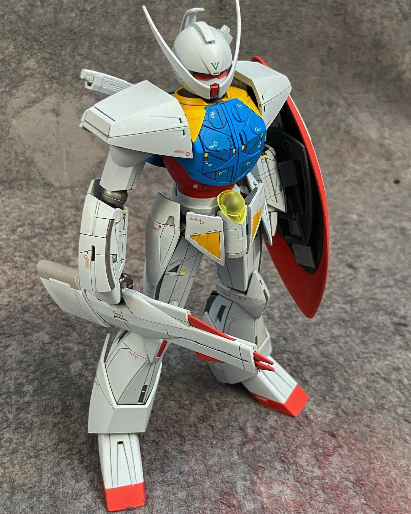 Turn ∀ Gundam MG build, Almost done with Turn X Gundam r/Gunpla