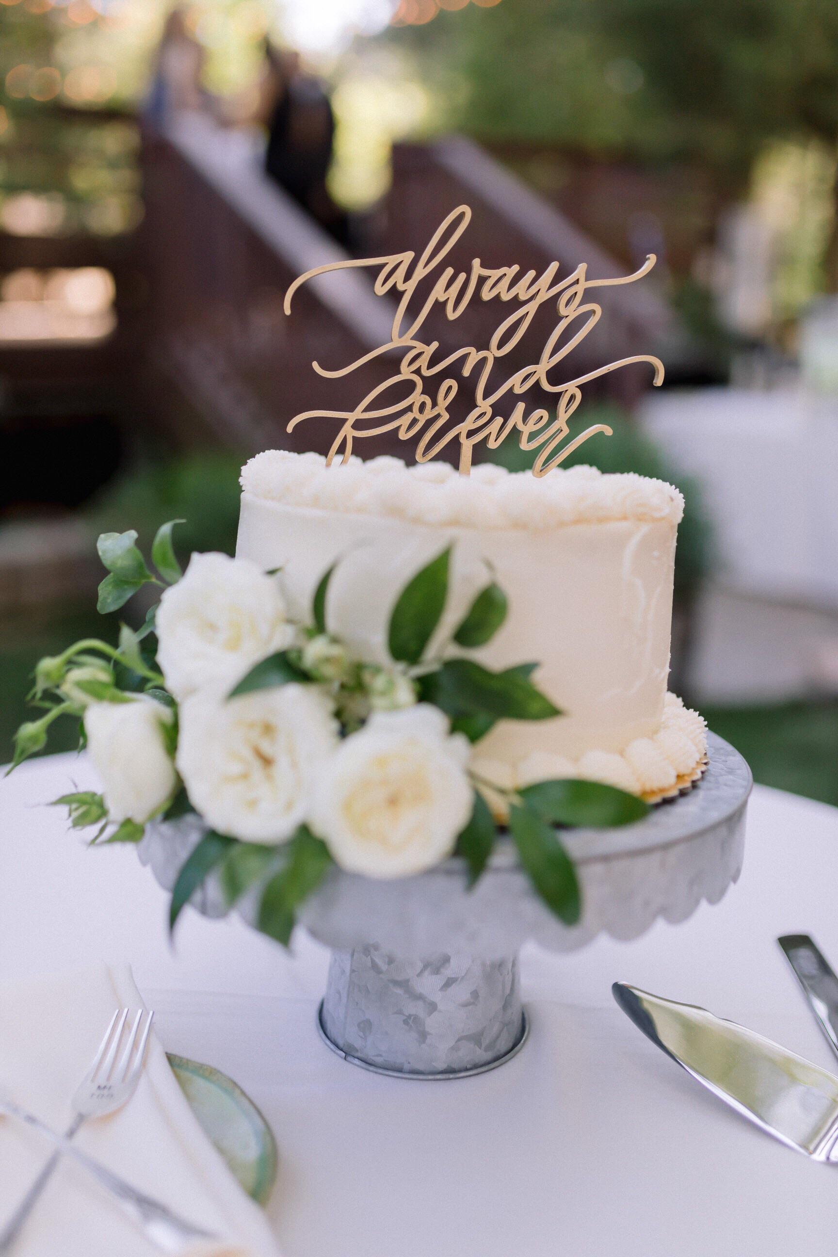 40 delicious vegan/GF cake from a local bakery + an awesome topper + one amazing florist