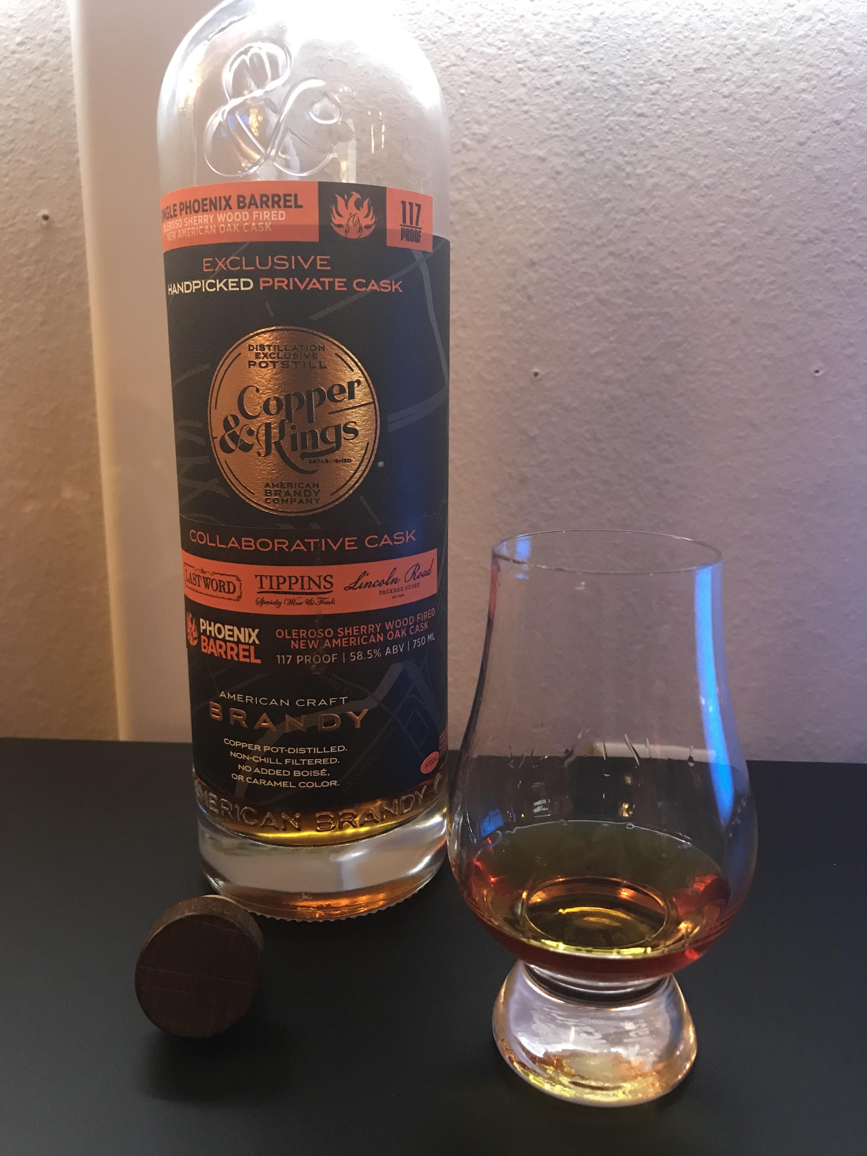 Review 538 Copper and Kings Phoenix Barrel r/Brandy