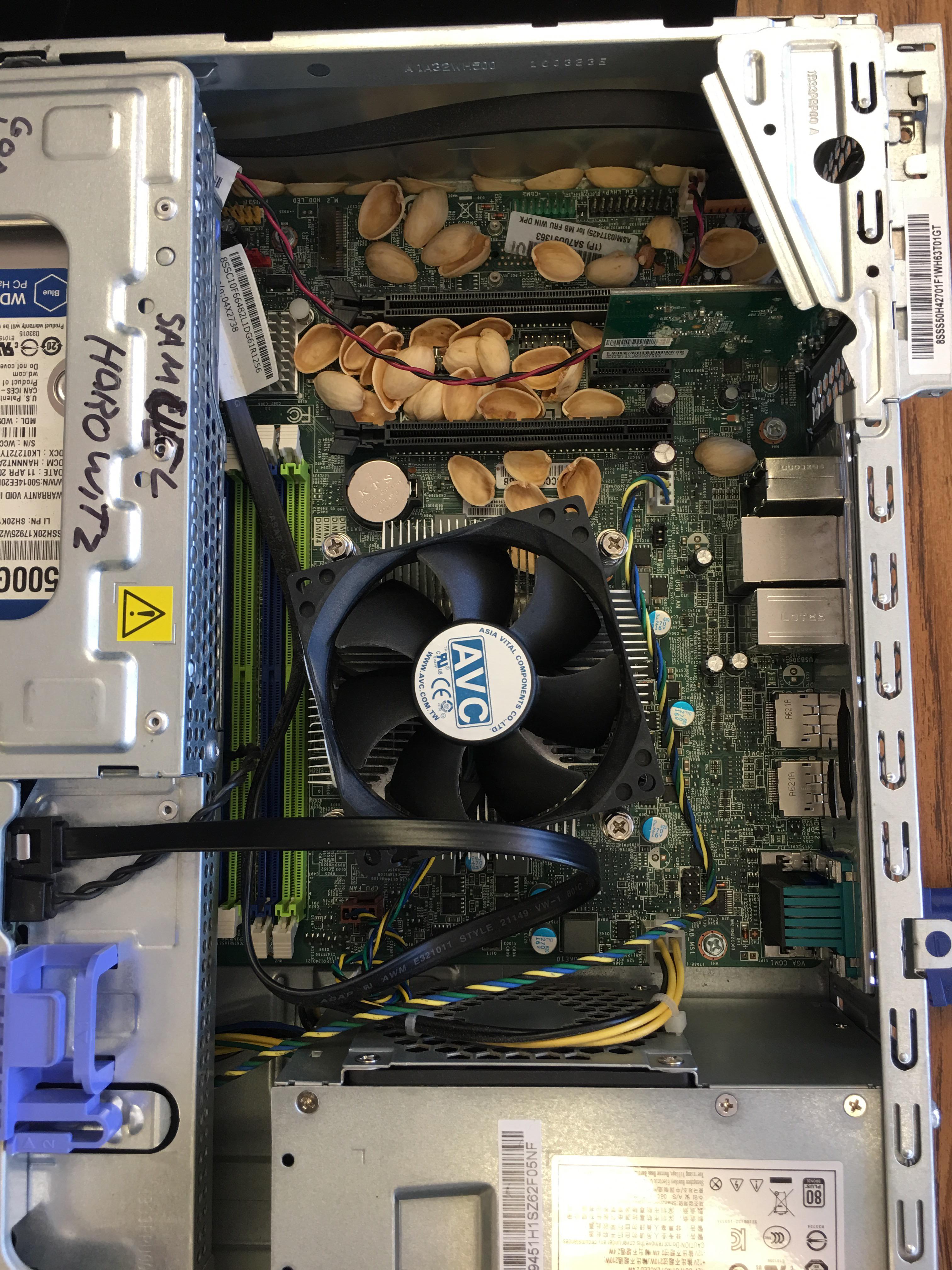 A student tried to make this computer a little more nuts techsupportgore