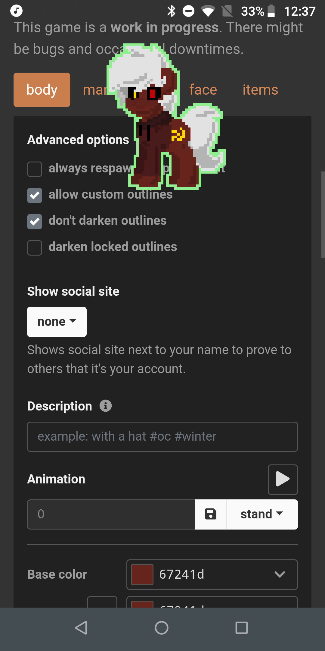 where did the import/export option thing go? r/PonyTown