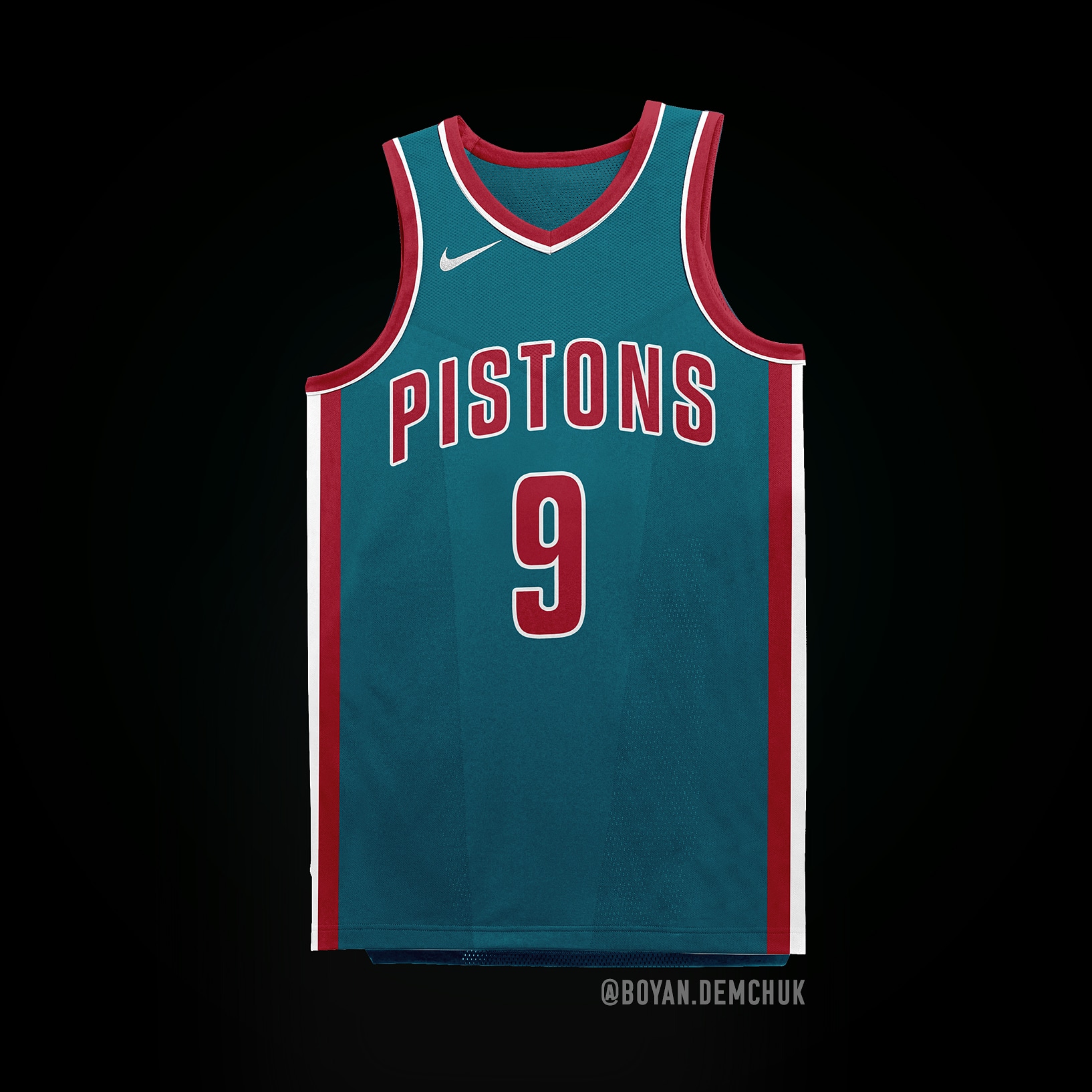 Pistons Jersey Concept! Let me know your thoughts r/DetroitPistons