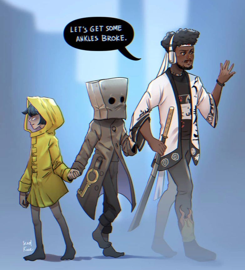 CoryxKenshin, Mono and Sasha Six [art by seedsknees] r/LittleNightmares