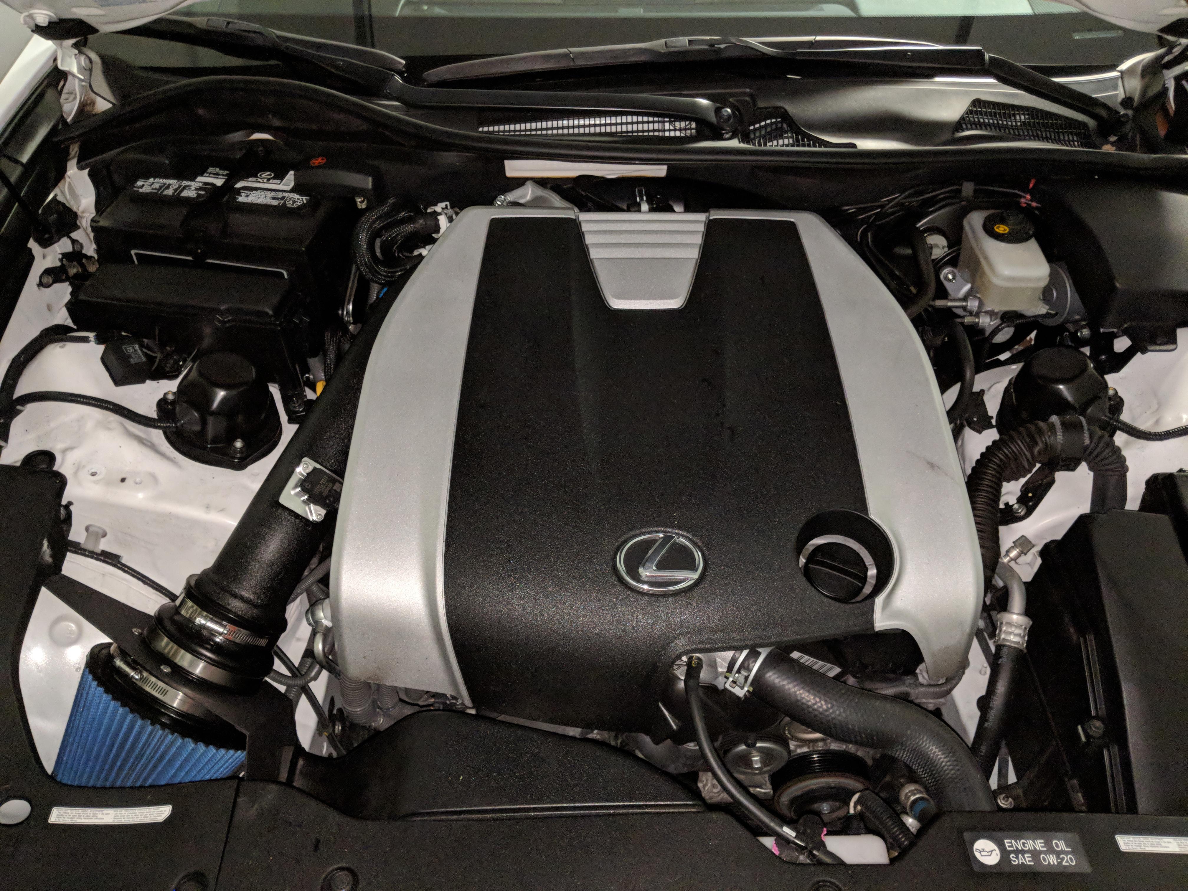 Takeda aFe Cold Air Intake installed r/Lexus