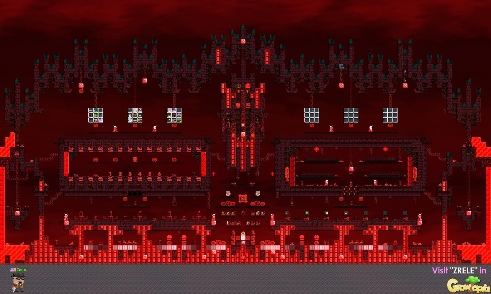 Main world I designed back in 2020, just rebuilt + renovated r/growtopia