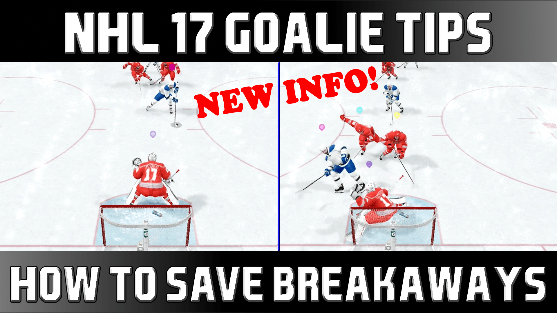 NHL 17 GOALIE TIPS HOW TO SAVE BREAKAWAYS NEW INFO! r/EA_NHL