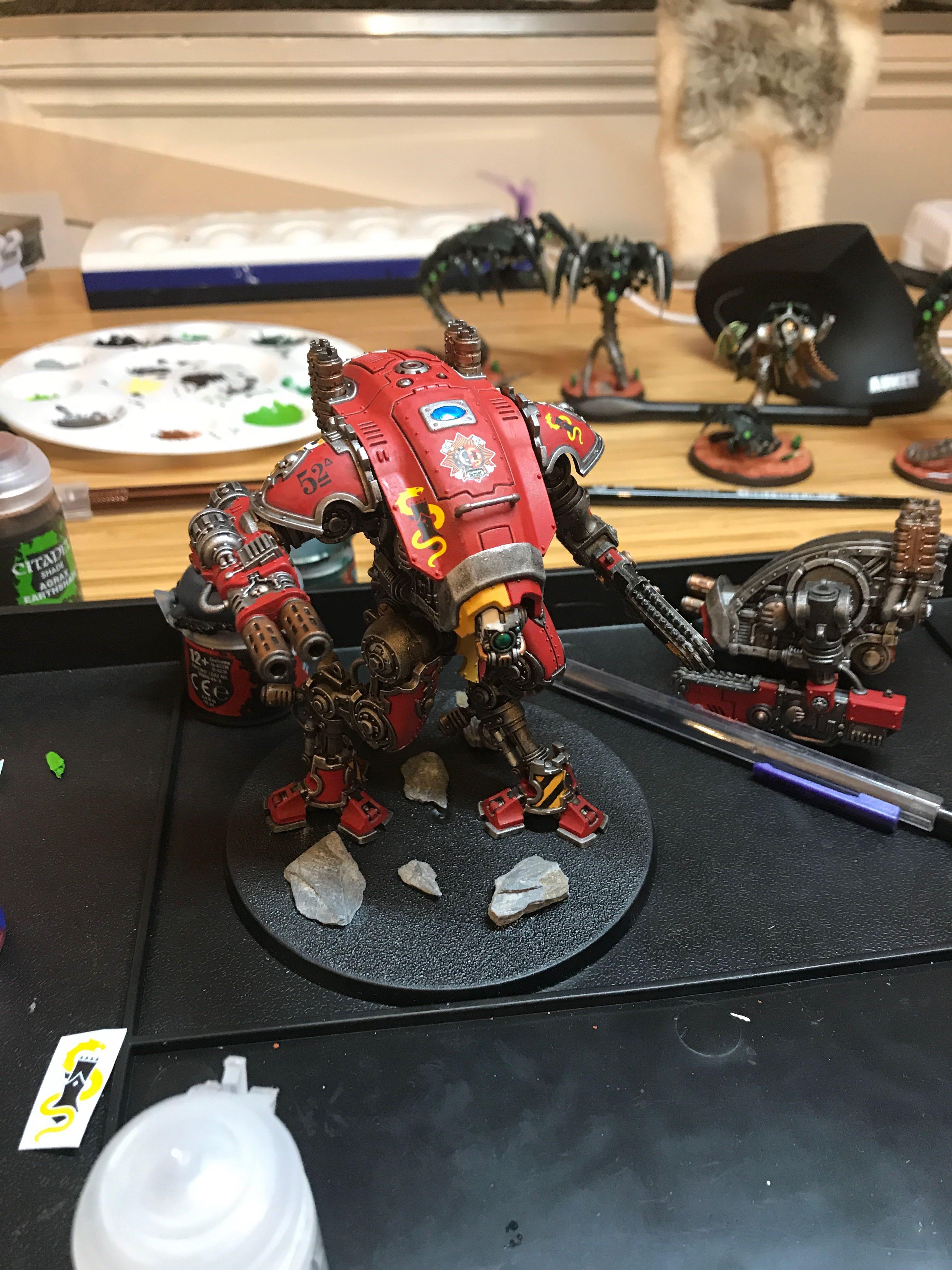 House Krast Armiger Warglaive WIP r/Warhammer40k