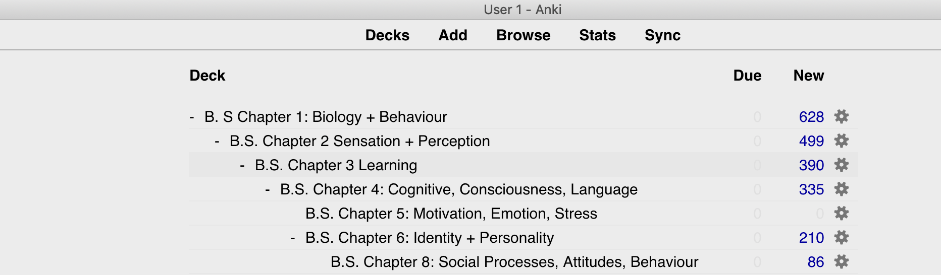 How do I revert my decks back so that they are not combined? I am new