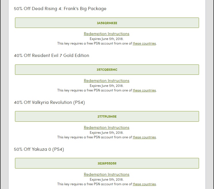 [Screenshot] Humble Bundle discount codes; Please remember to comment