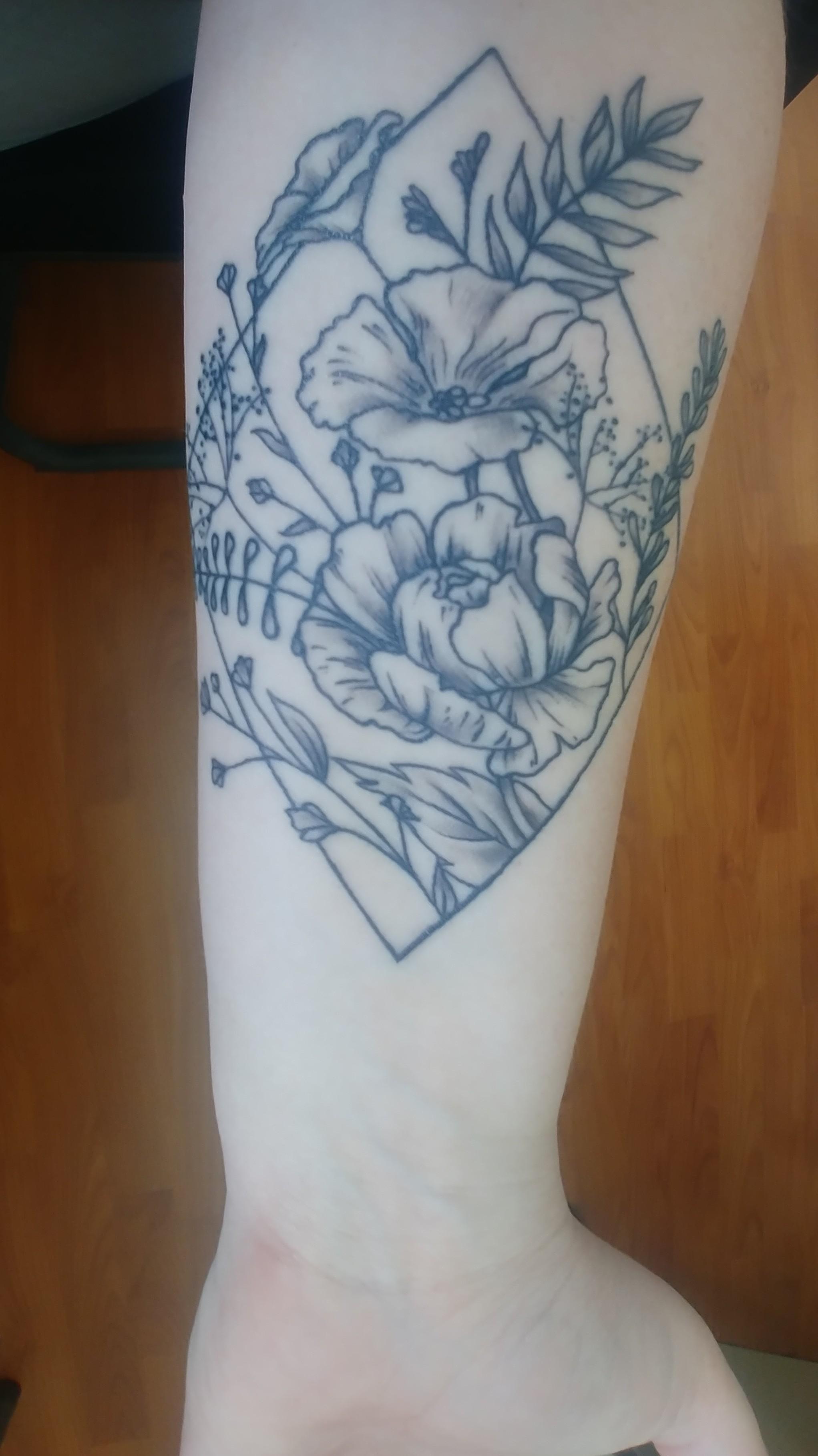 [Healed] My first tattoo. Done by Tory at Sally Mustang Tattoos in