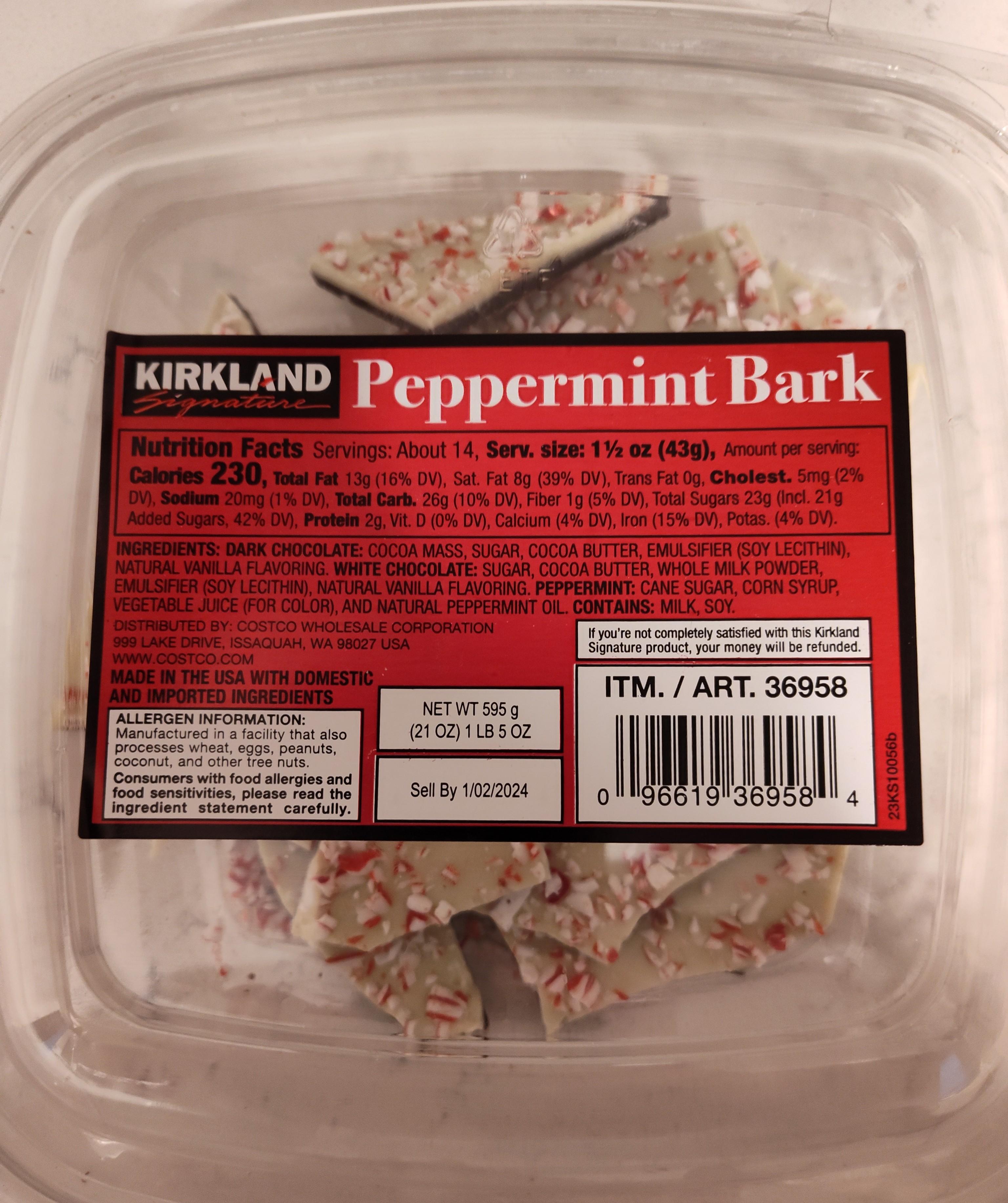 I'm immeasurably disappointed in Costco's change in their peppermint