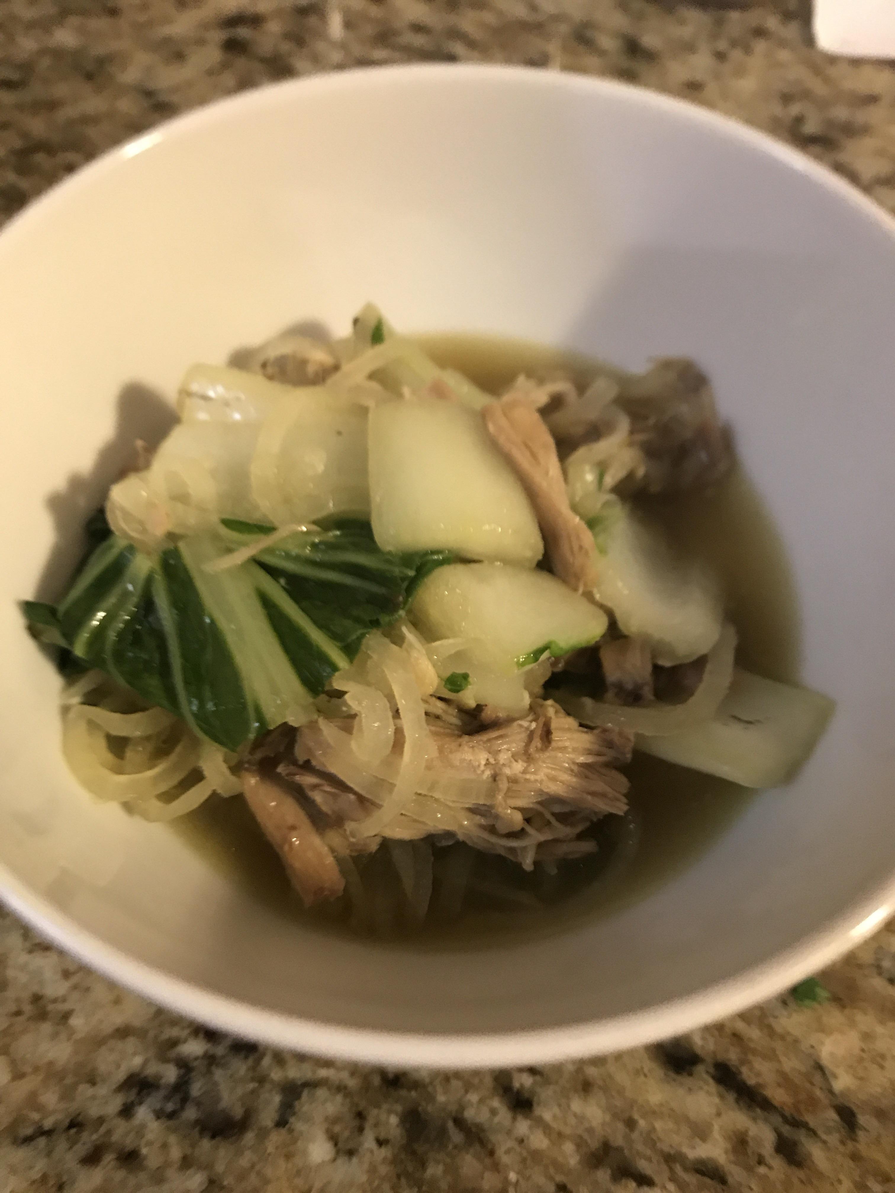 Chicken Faux Pho! Found this awesome Instant Pot Recipe...Spiralized