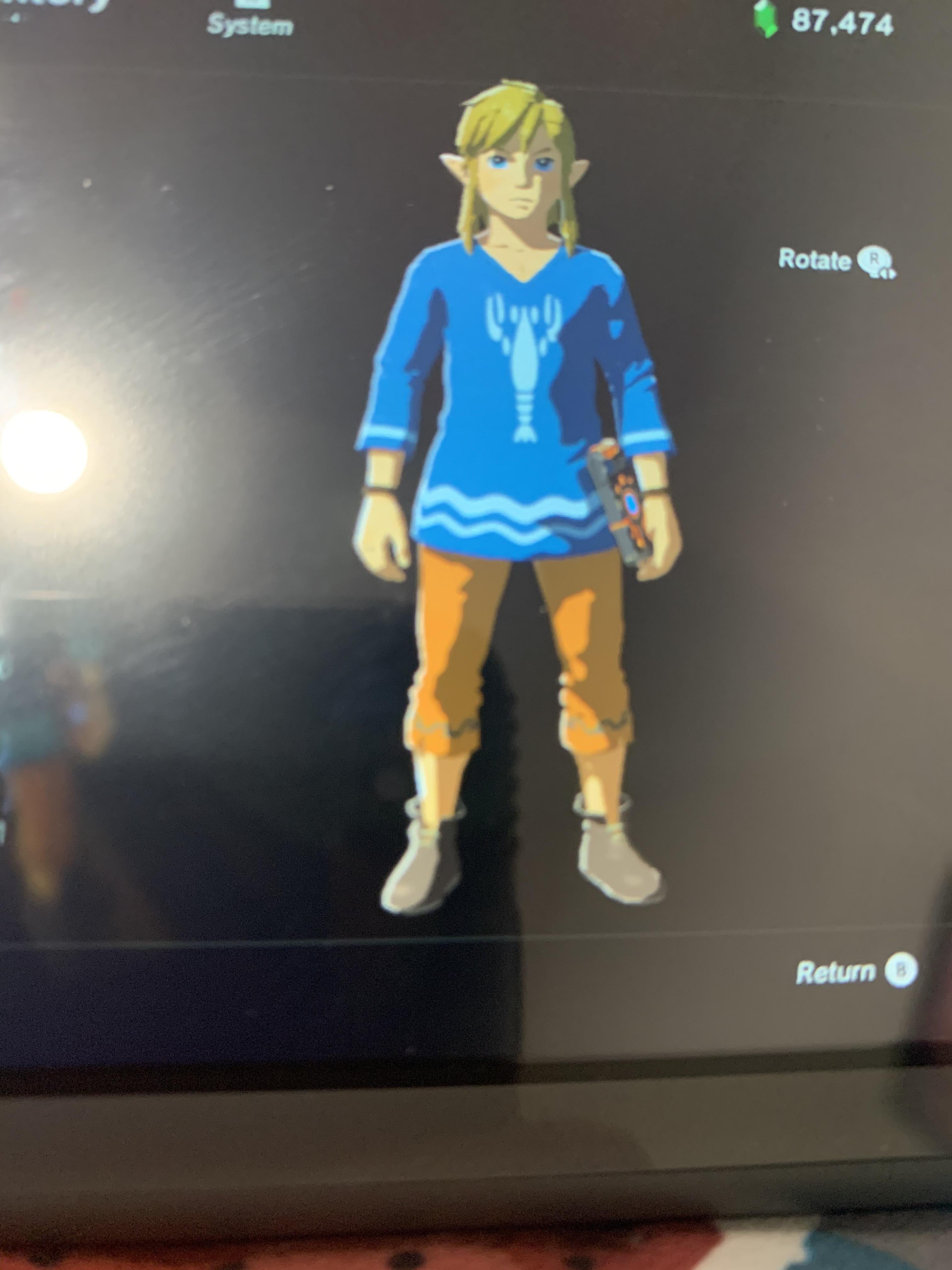 [WW] [BoTW] Did you know that if you dye the wellworn trousers orange