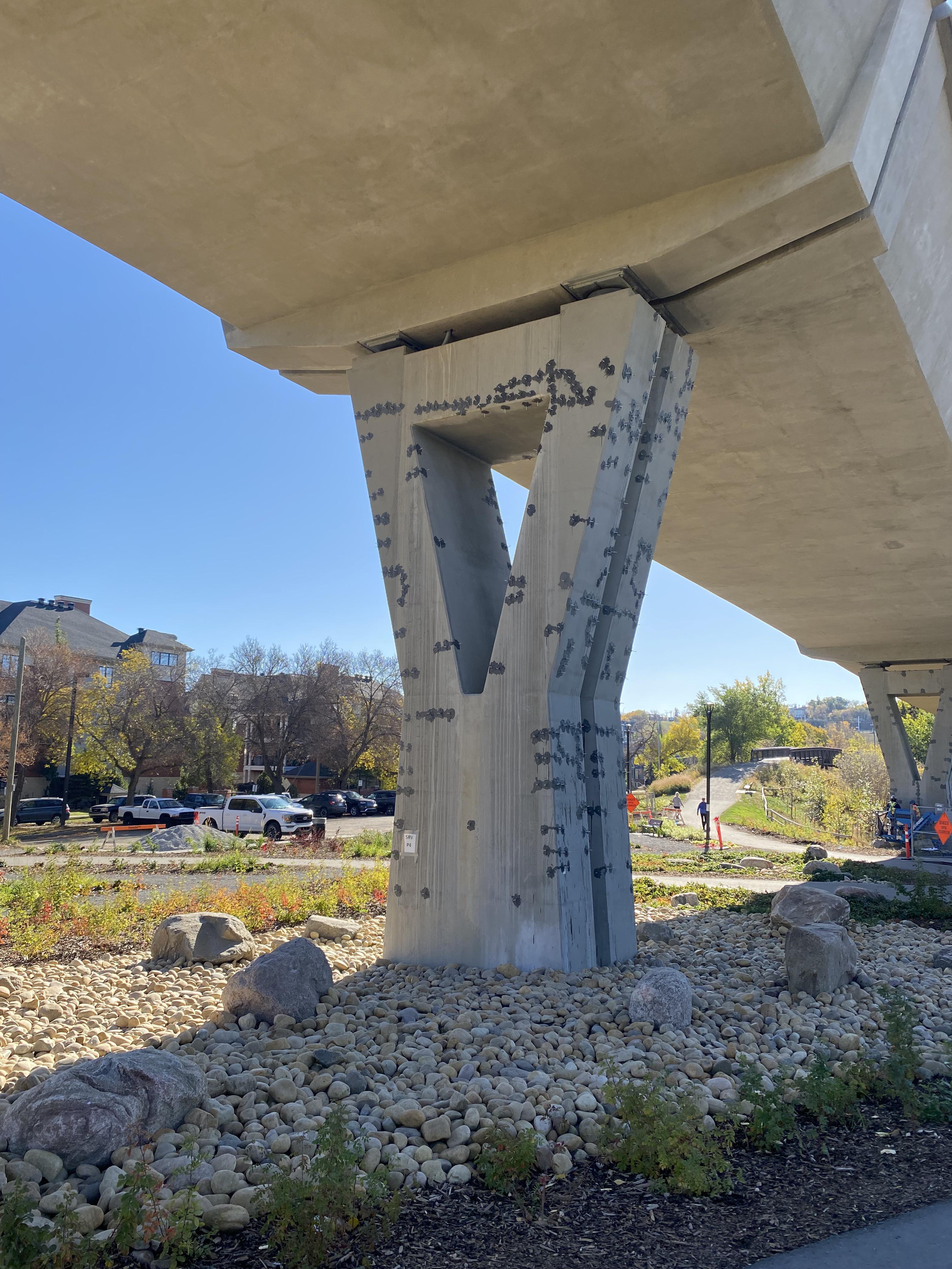 LRT Concrete Support Repairs r/Edmonton