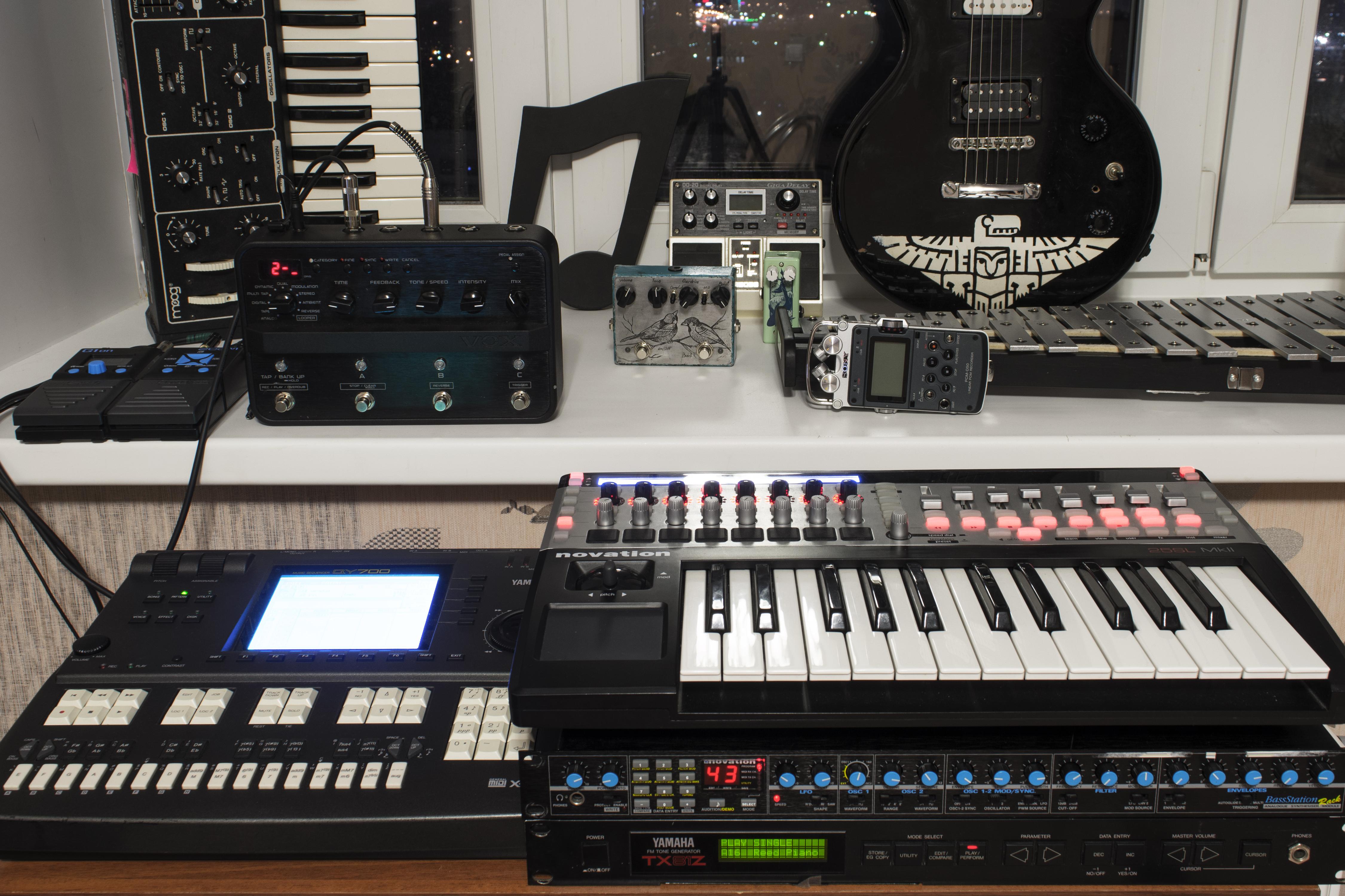 My gear late 2016. Finally "no computer" setup. Also it is very